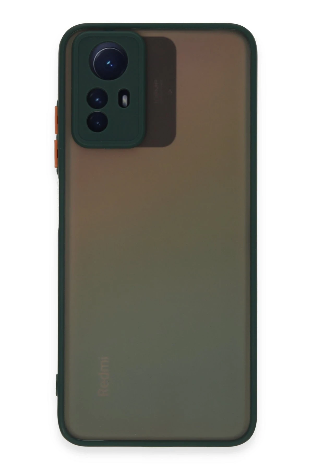 Newface Xiaomi Redmi Note 12S Kılıf Montreal Silikon Kapak - Yeşil