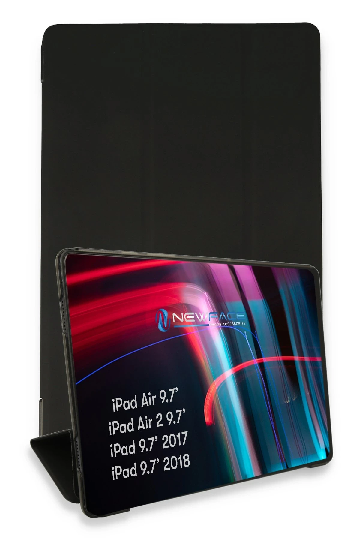 Newface iPad 5 Air 9.7 Kılıf Tablet Smart Kılıf - Siyah