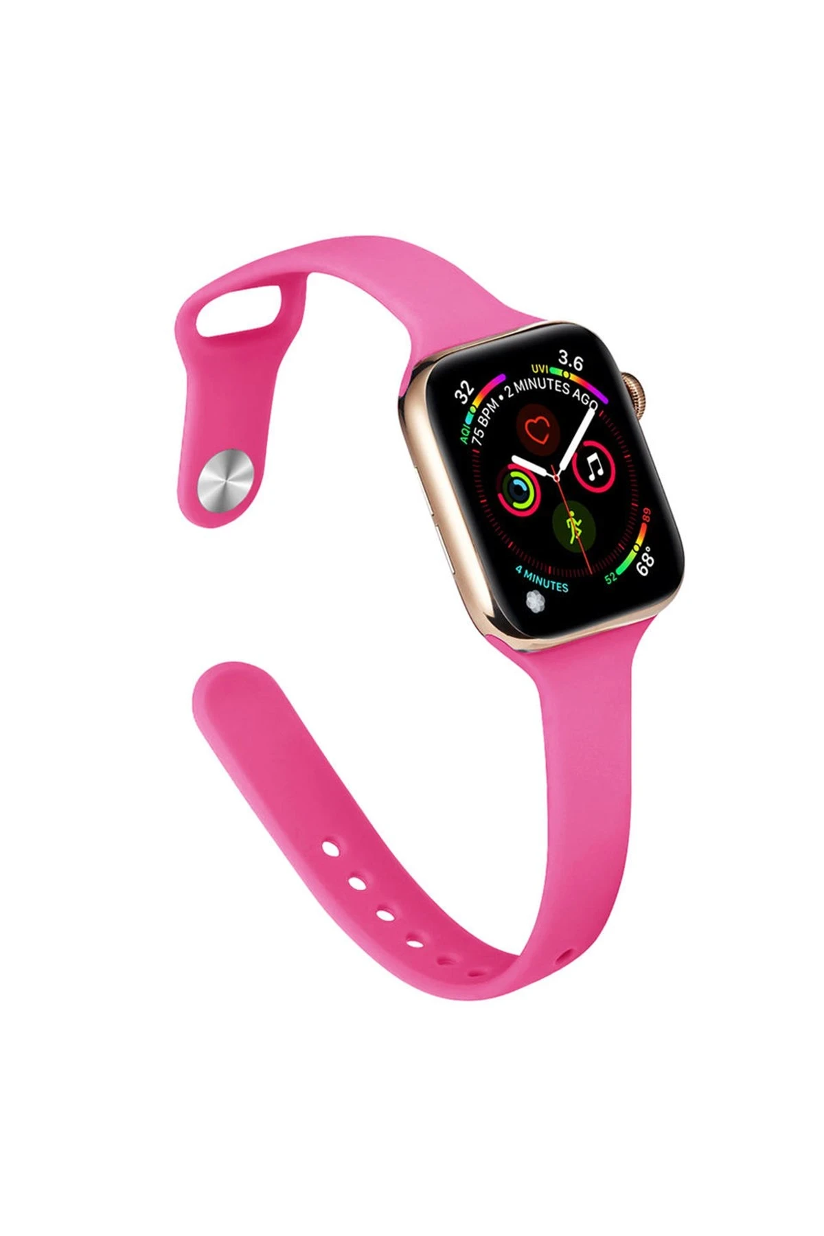 Newface Apple Watch 42mm Klasik Kordon - Pembe