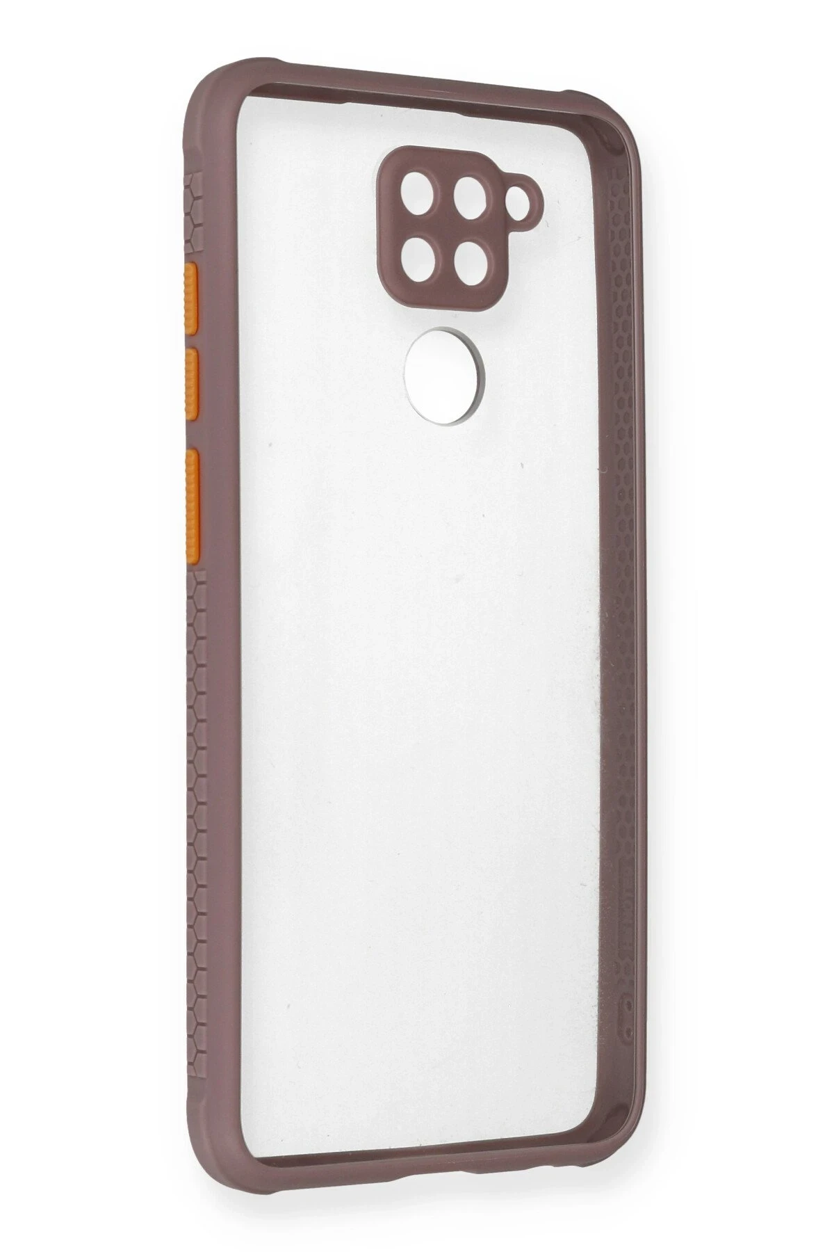 Newface Xiaomi Redmi Note 9 Kılıf Miami Şeffaf Silikon - Açık Mor