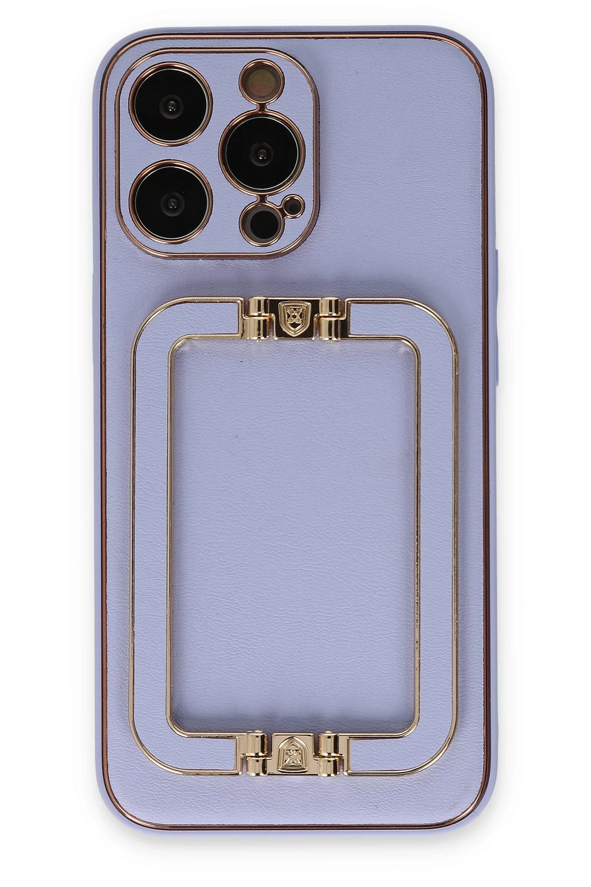 Newface iPhone 13 Pro Max Kılıf Coco Elit Kapak - Lila