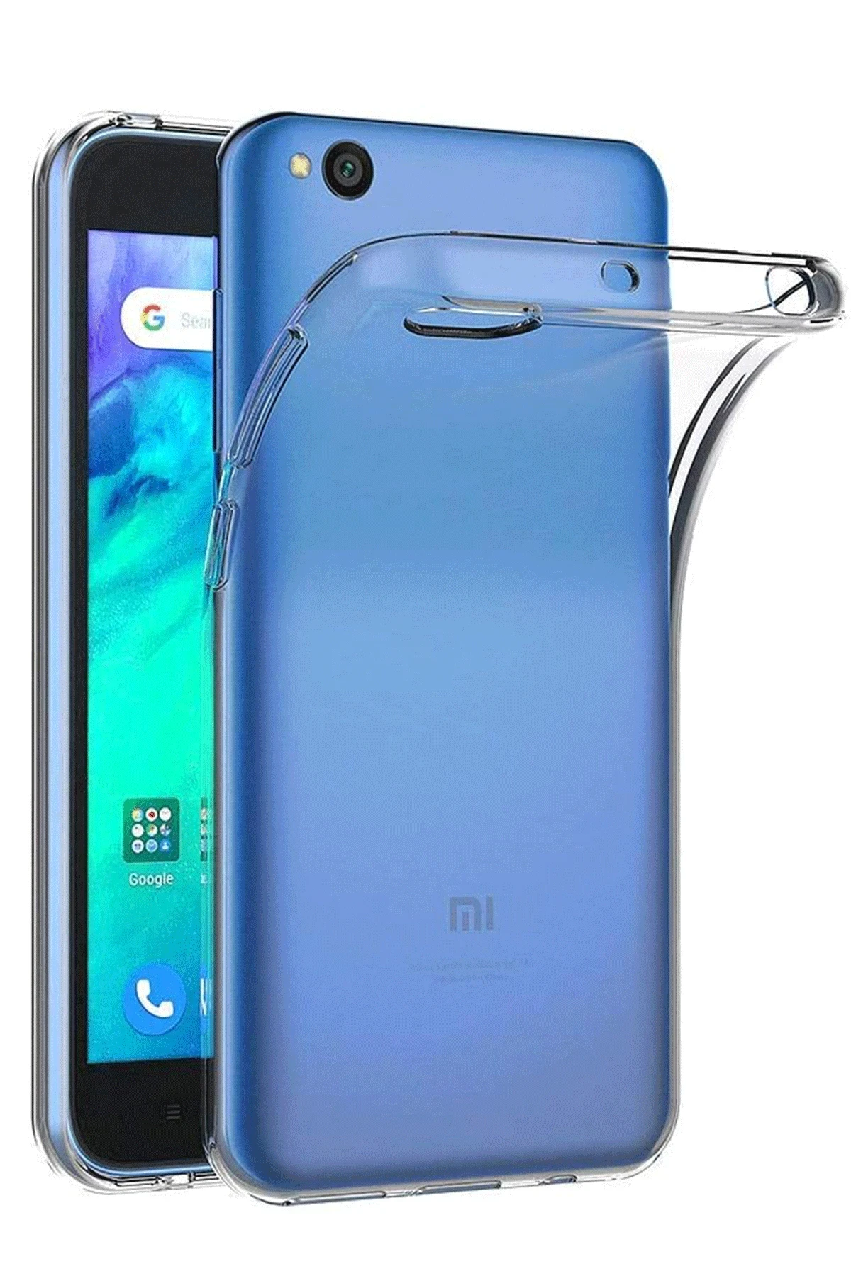 Newface Xiaomi Redmi Go Kılıf Lüx Şeffaf Silikon