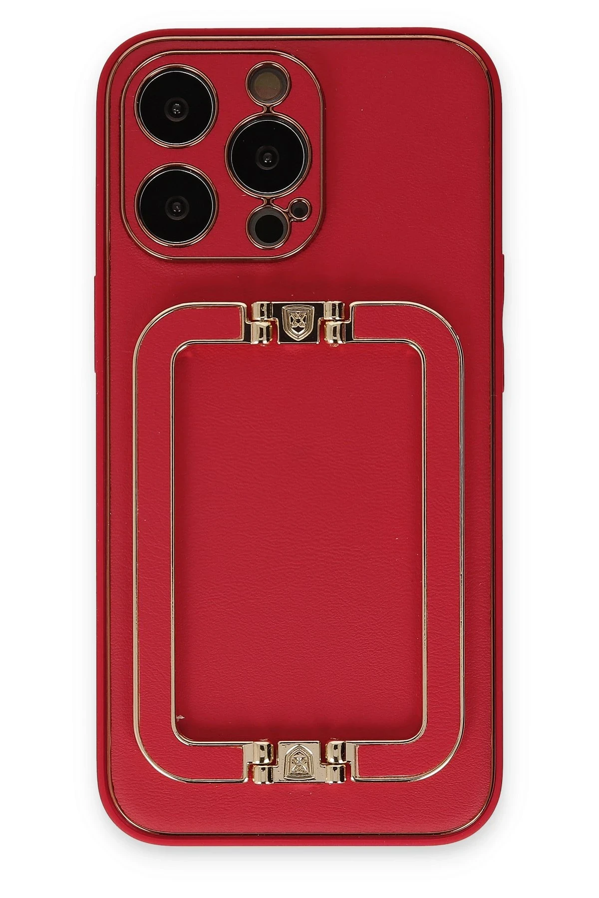 Newface iPhone 13 Pro Max Kılıf Coco Elit Kapak - Kırmızı
