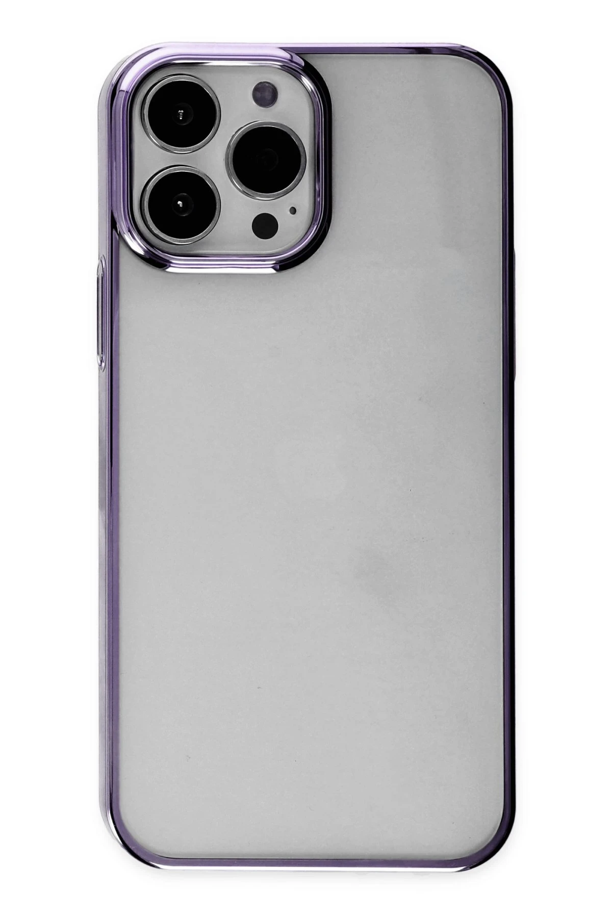 Newface iPhone 13 Pro Max Kılıf Element Silikon - Mor