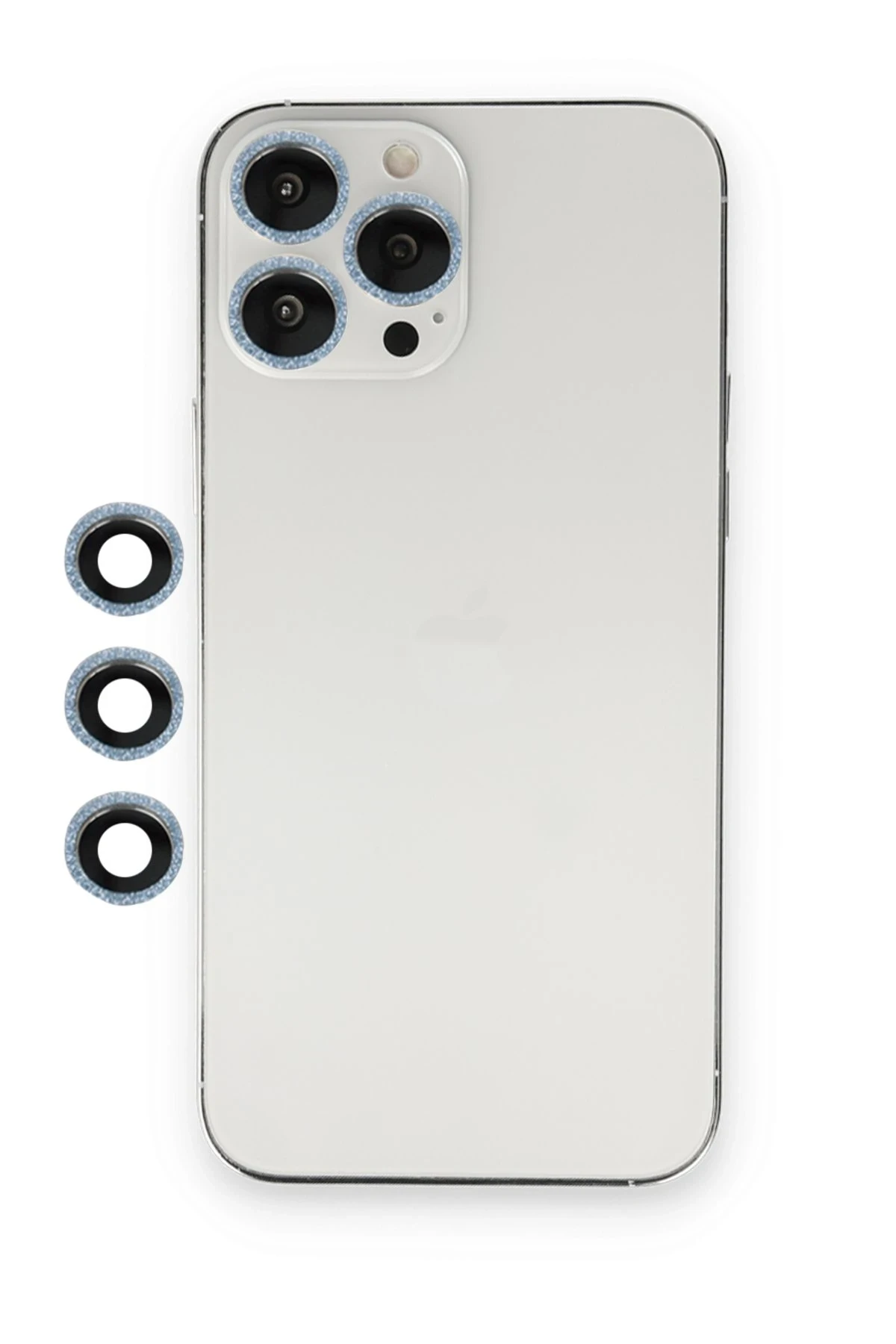 Newface iPhone 13 Pro Max Shine Kamera Lens - Sierra Blue