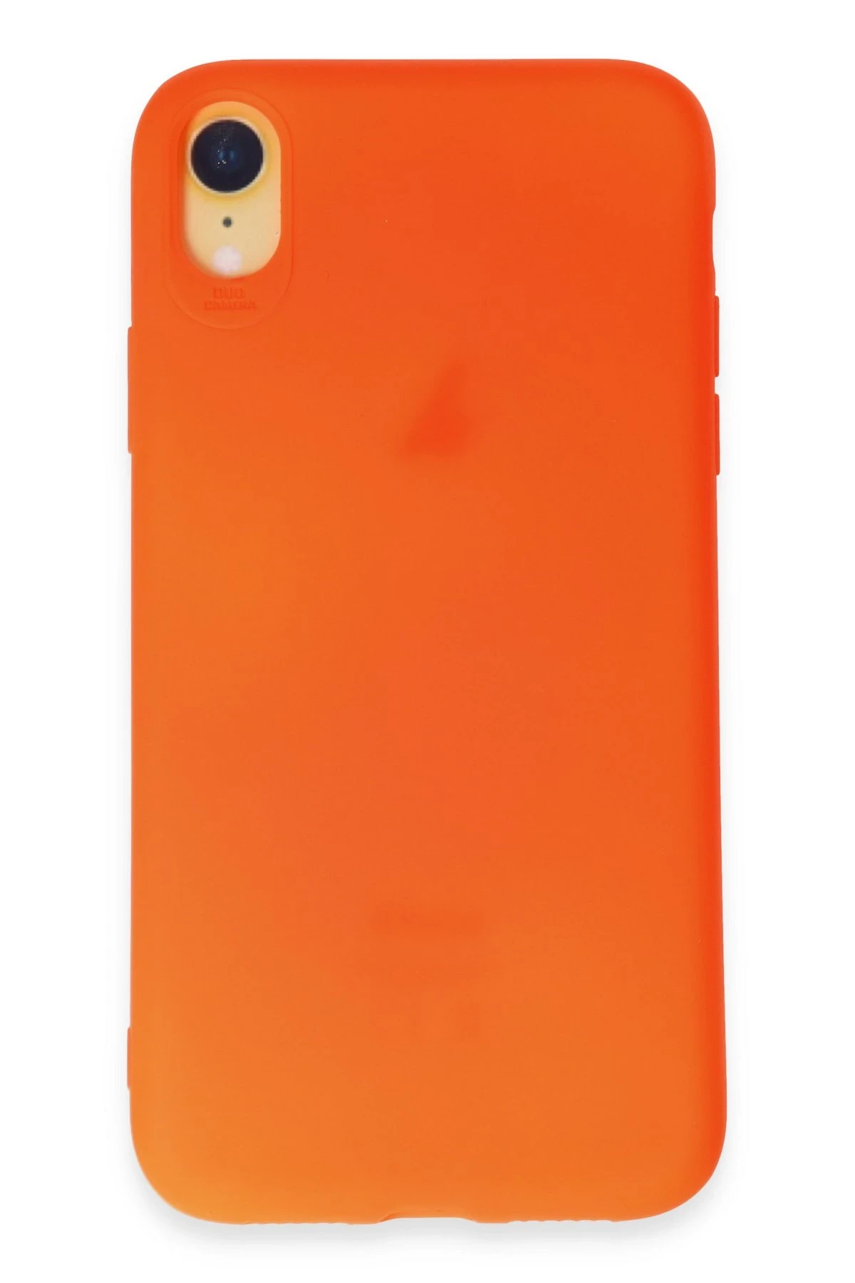 Newface iPhone XR Kılıf First Silikon - Parlak Turuncu