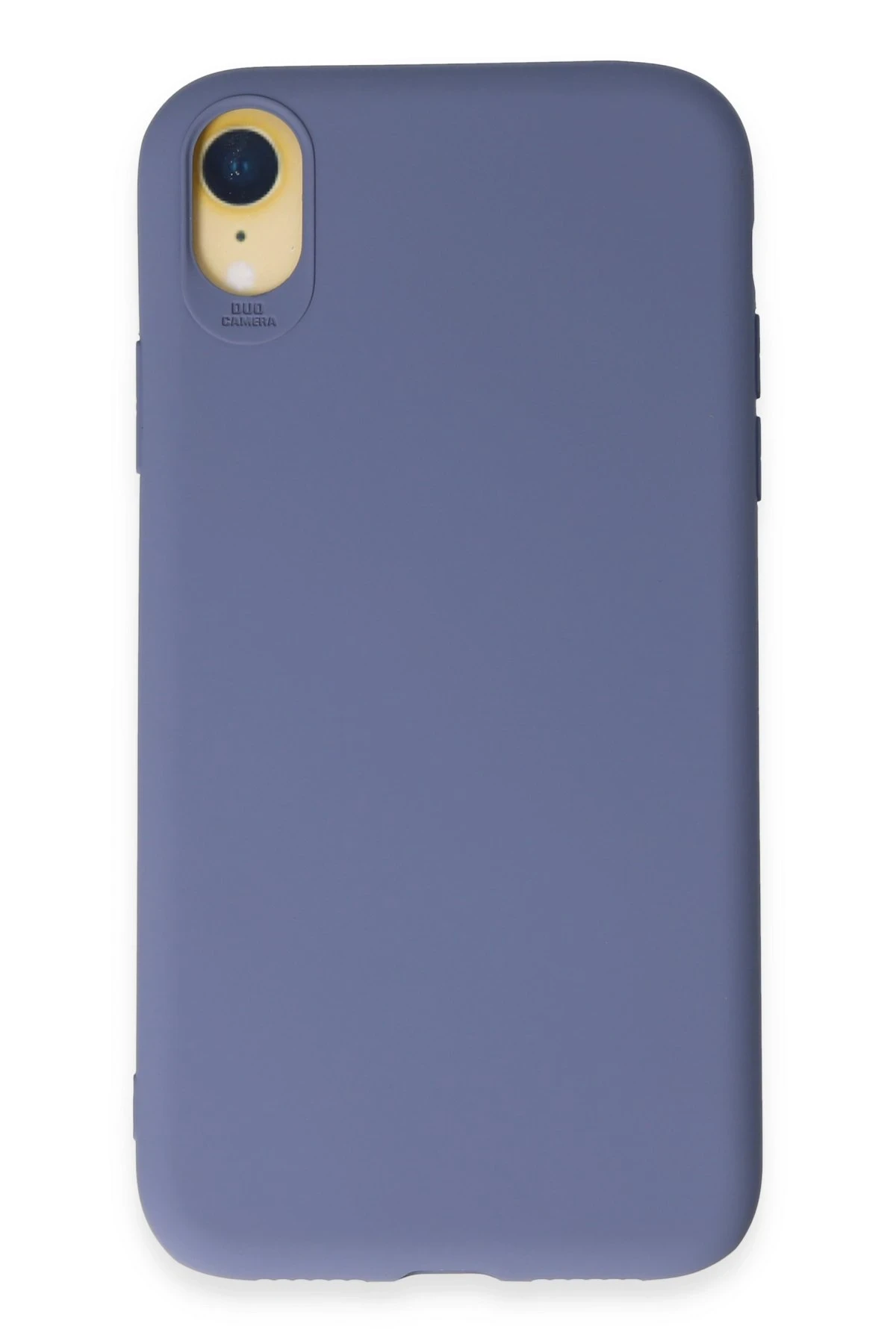 Newface iPhone XR Kılıf First Silikon - Gri