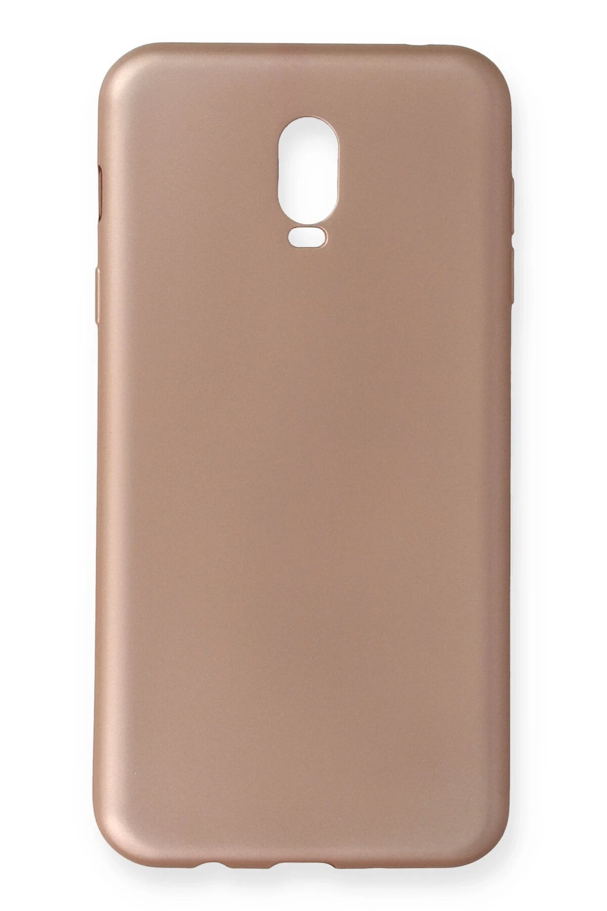 Newface Samsung Galaxy C8 Kılıf First Silikon - Rose Gold