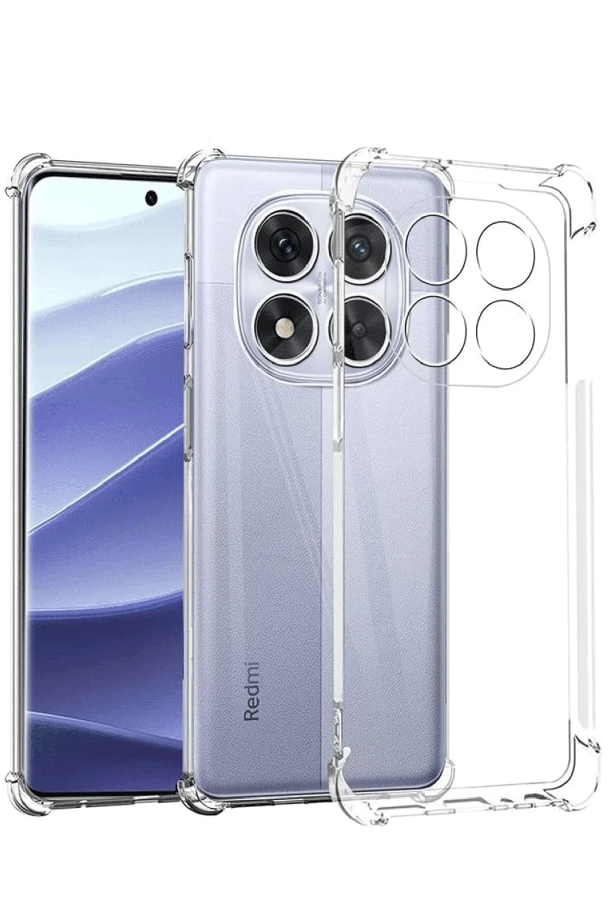 Newface Xiaomi Redmi Note 14 Pro 5G Kılıf Lüx Şeffaf Silikon