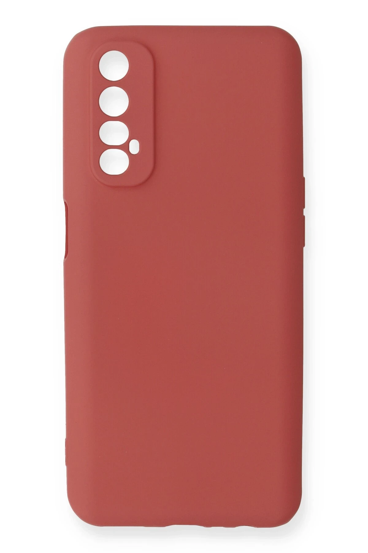 Newface Realme 7 Kılıf First Silikon - Kiremit