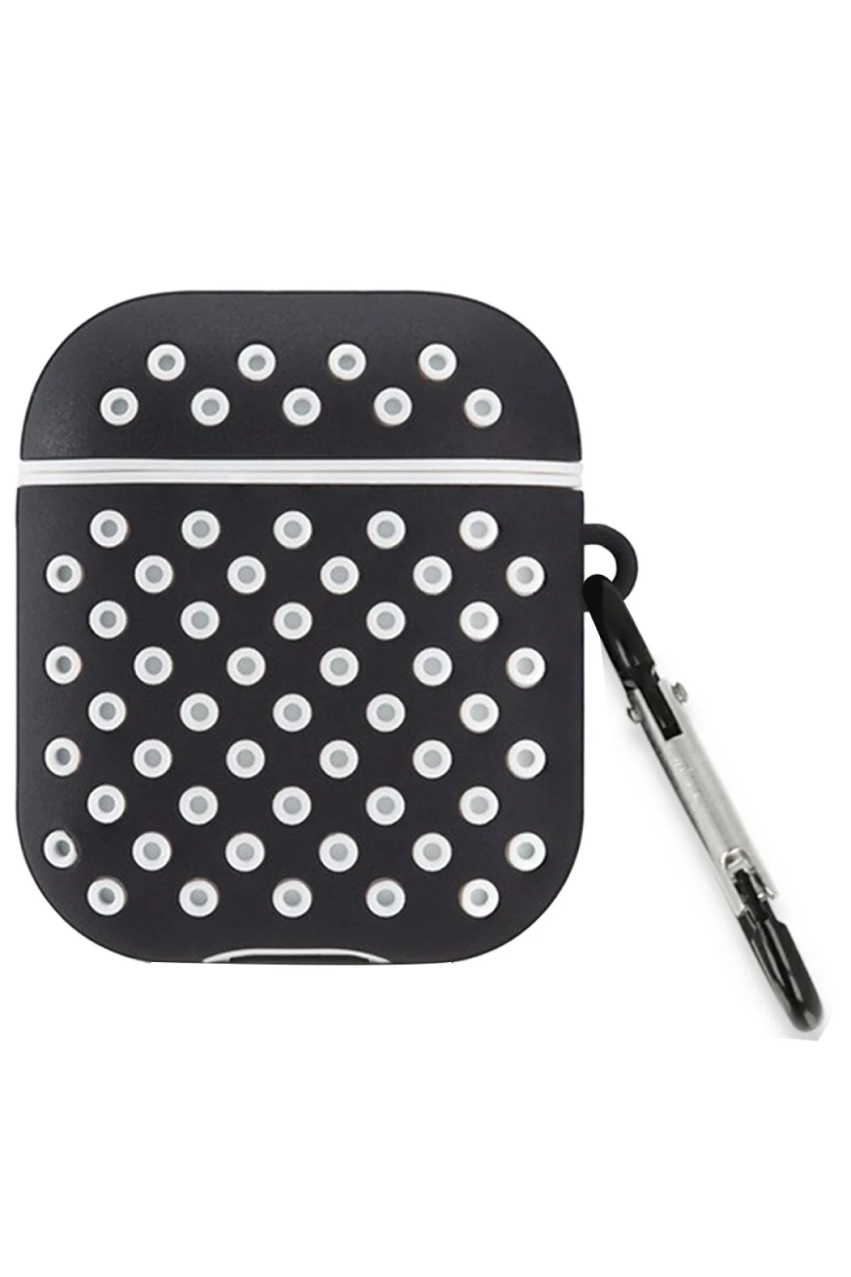 Newface Airpods 2 (2.nesil) Spor Delikli Kılıf - Siyah-Beyaz