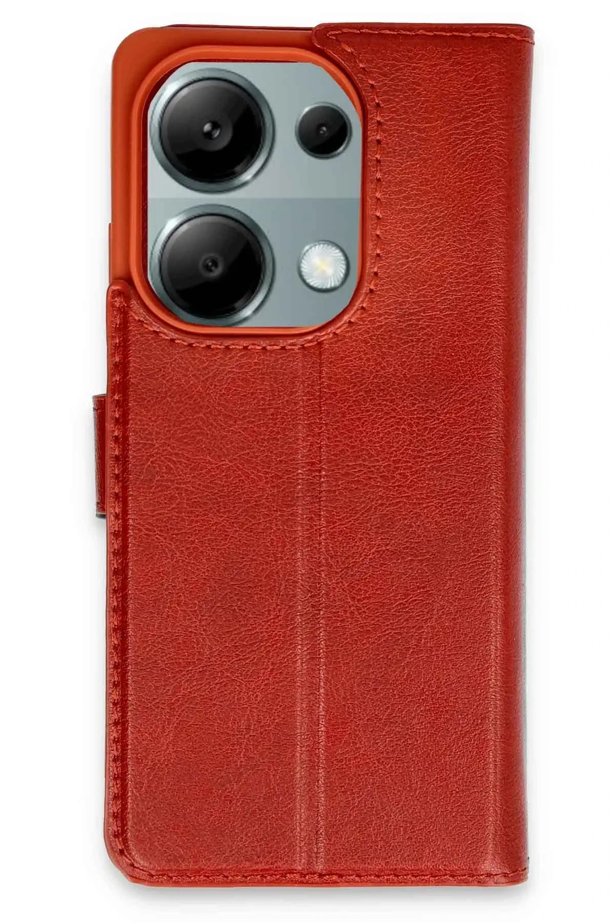 Newface Xiaomi Redmi Note 13 Pro 4G Kılıf Trend S Plus Kapaklı Kılıf - Kırmızı