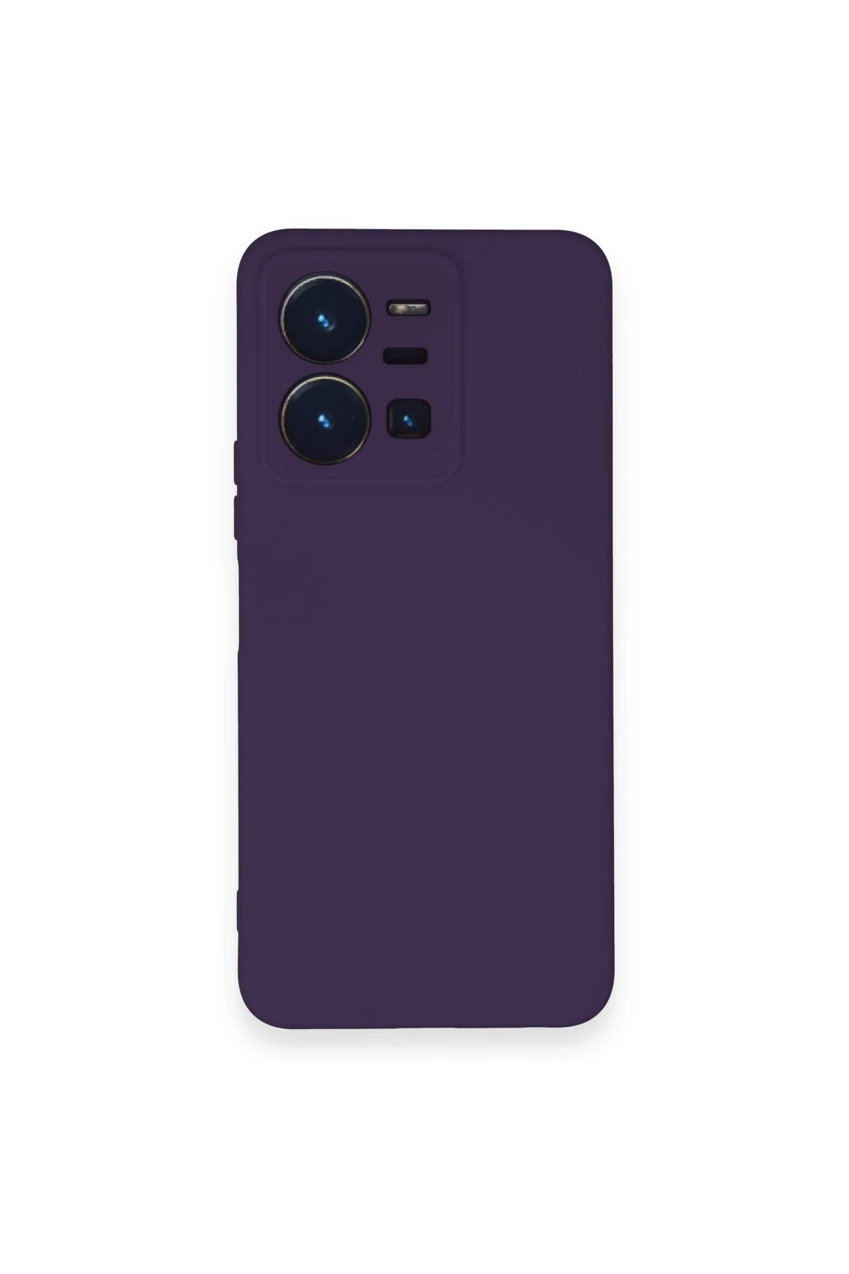 Newface Vivo Y35 Kılıf Nano içi Kadife Silikon - Mor