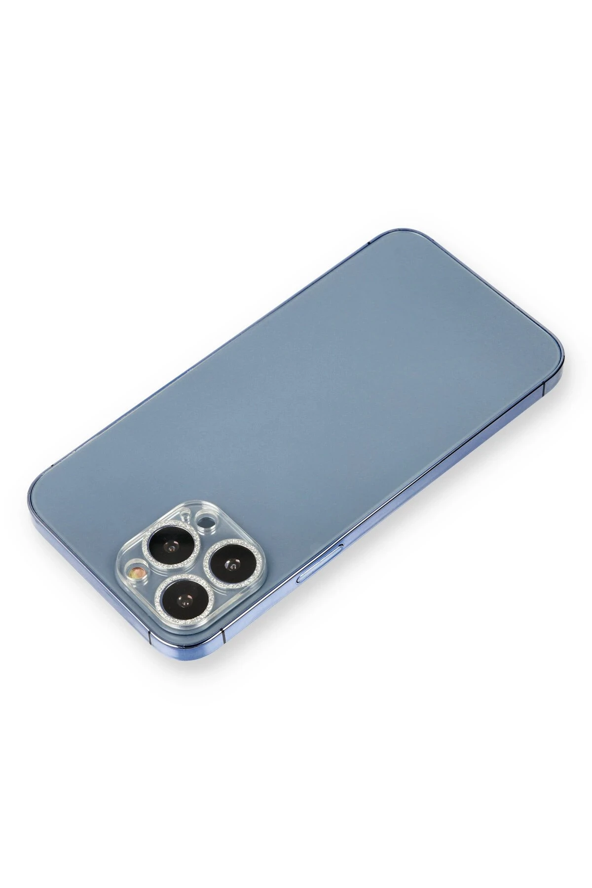 Newface iPhone 13 Pro Max Shine Kamera Lens Koruma Cam - Gümüş