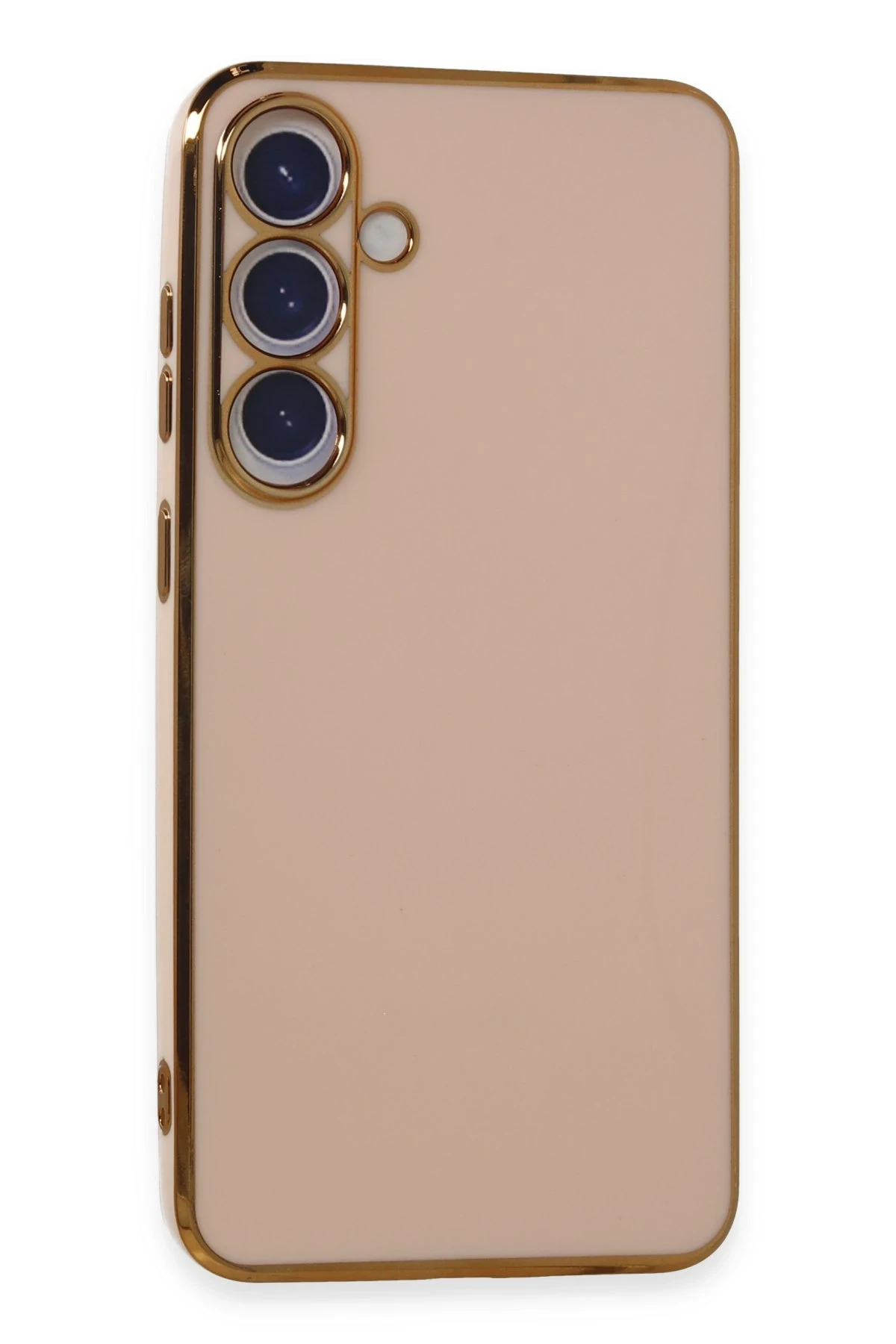 Newface Samsung Galaxy S24 Kılıf Volet Silikon - Pembe