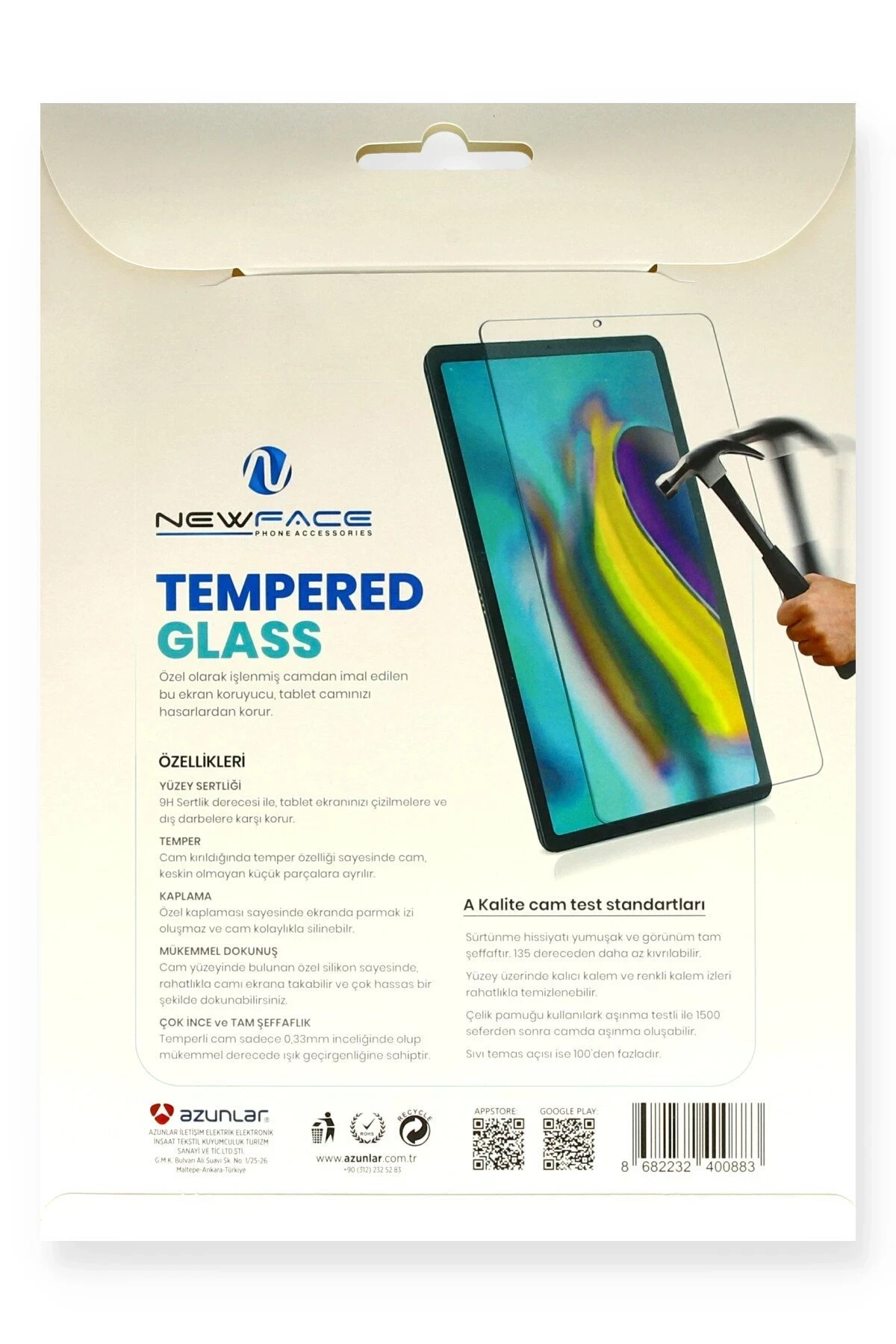 Newface Huawei Honor Pad X8A Tablet Cam Ekran Koruyucu