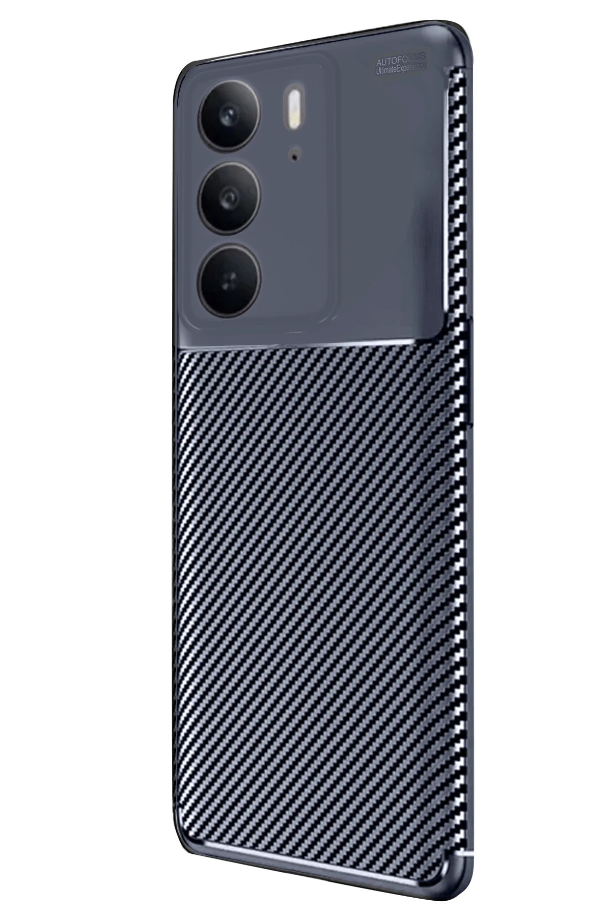 Newface Realme C75 4G Auto Focus Karbon Kapak - Lacivert