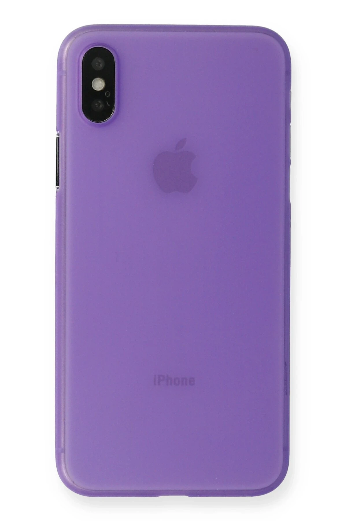 Newface iPhone XS Max Kılıf PP Ultra İnce Kapak - Mor