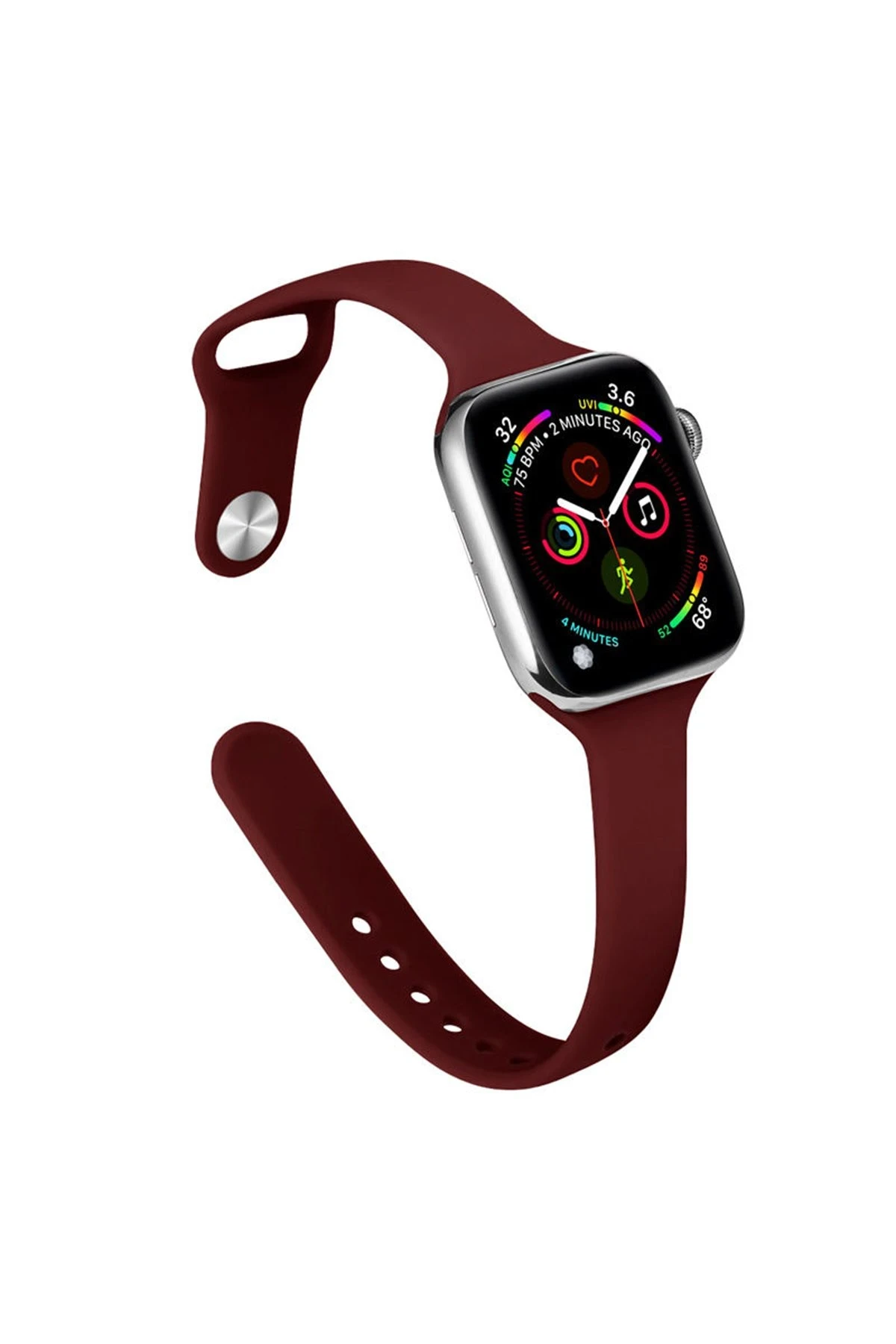 Newface Apple Watch 38mm Klasik Kordon - Bordo
