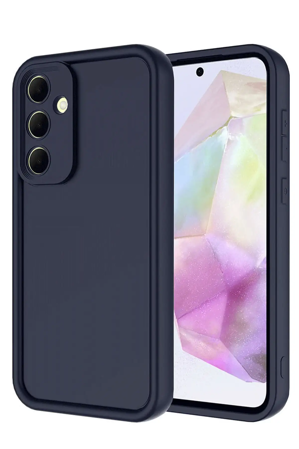 Newface Samsung Galaxy A36 Kılıf Viera Silikon - Lacivert