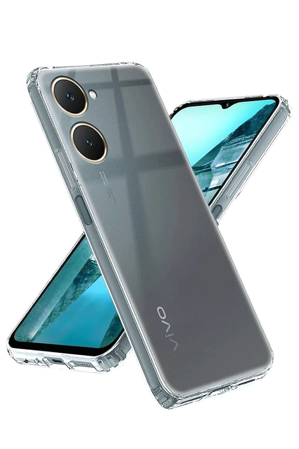 Newface Vivo Y18 Kılıf Lüx Şeffaf Silikon