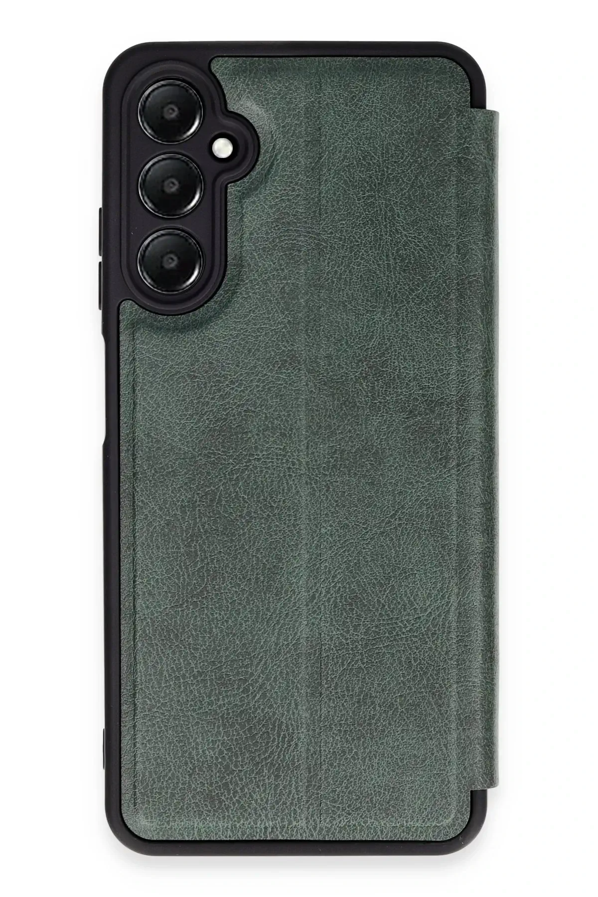 Newface Samsung Galaxy A25 5G Kılıf Flip Cover - Koyu Yeşil