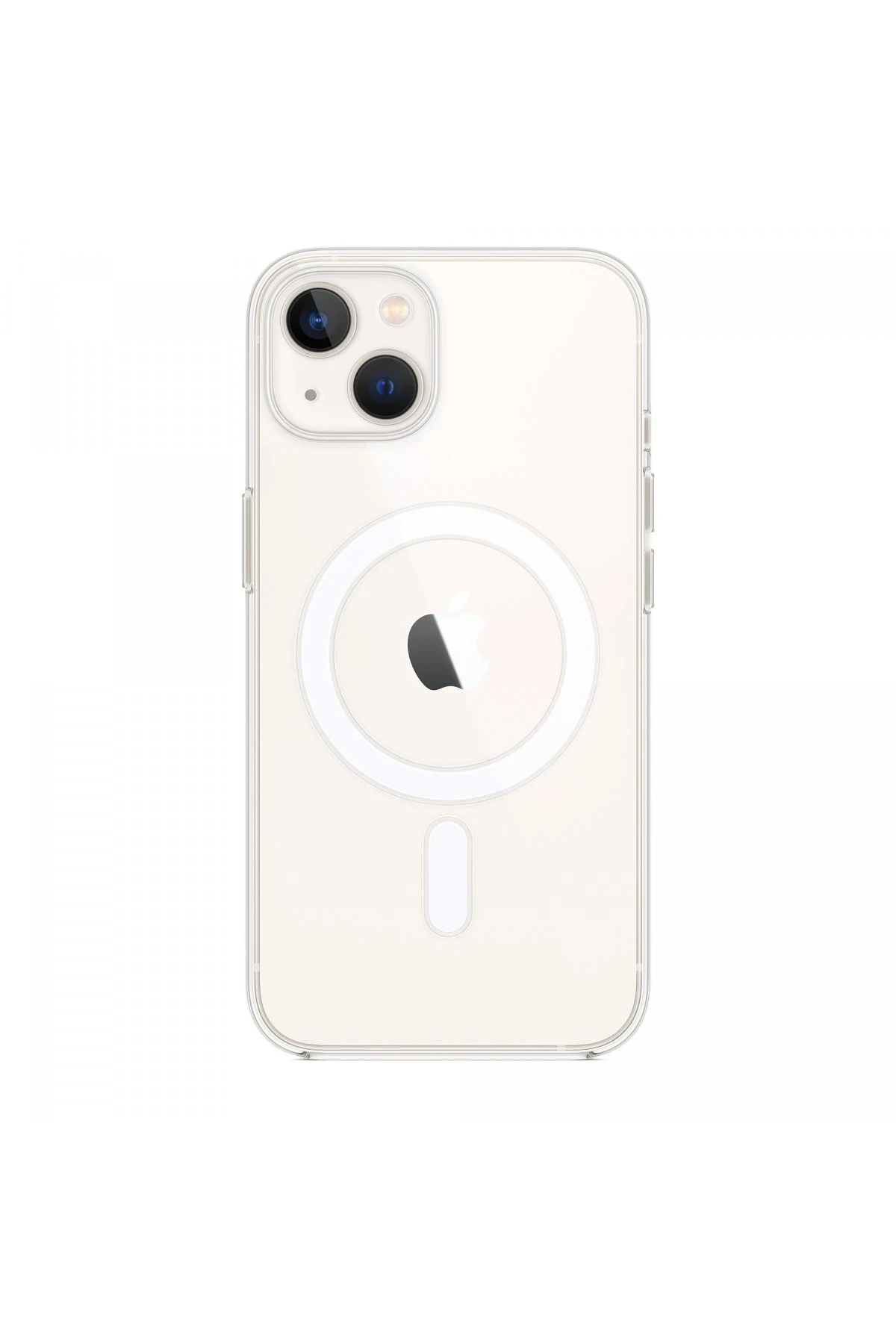 Newface iPhone 13 Kılıf Magneticsafe Şeffaf Silikon - Şeffaf