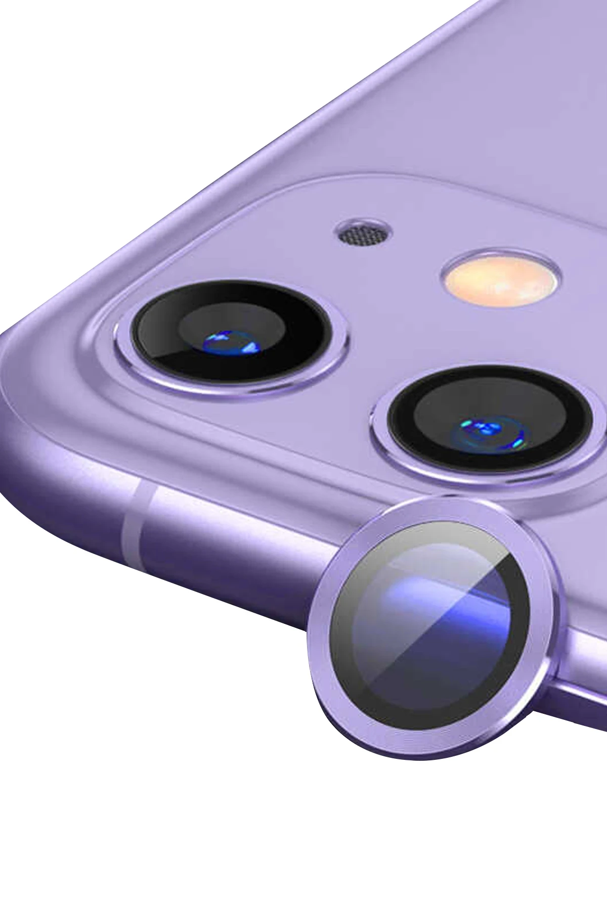 Newface iPhone 11 Raze Metal Kamera Lens - Mor