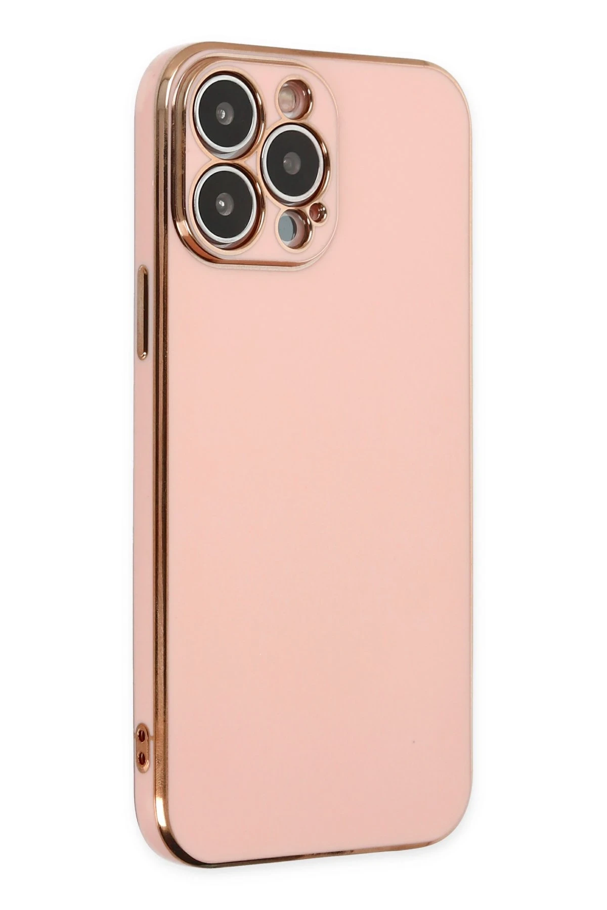 Newface iPhone 14 Pro Max Kılıf Volet Silikon - Pembe