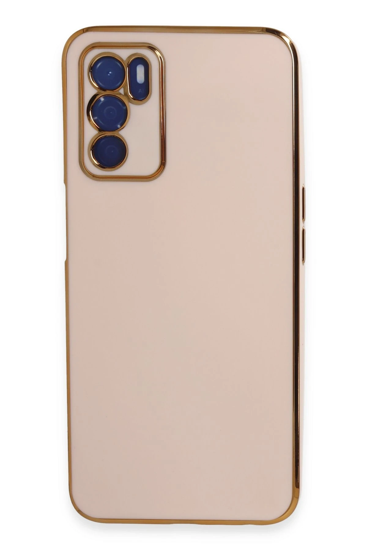 Newface Oppo A16 Kılıf Volet Silikon - Pembe