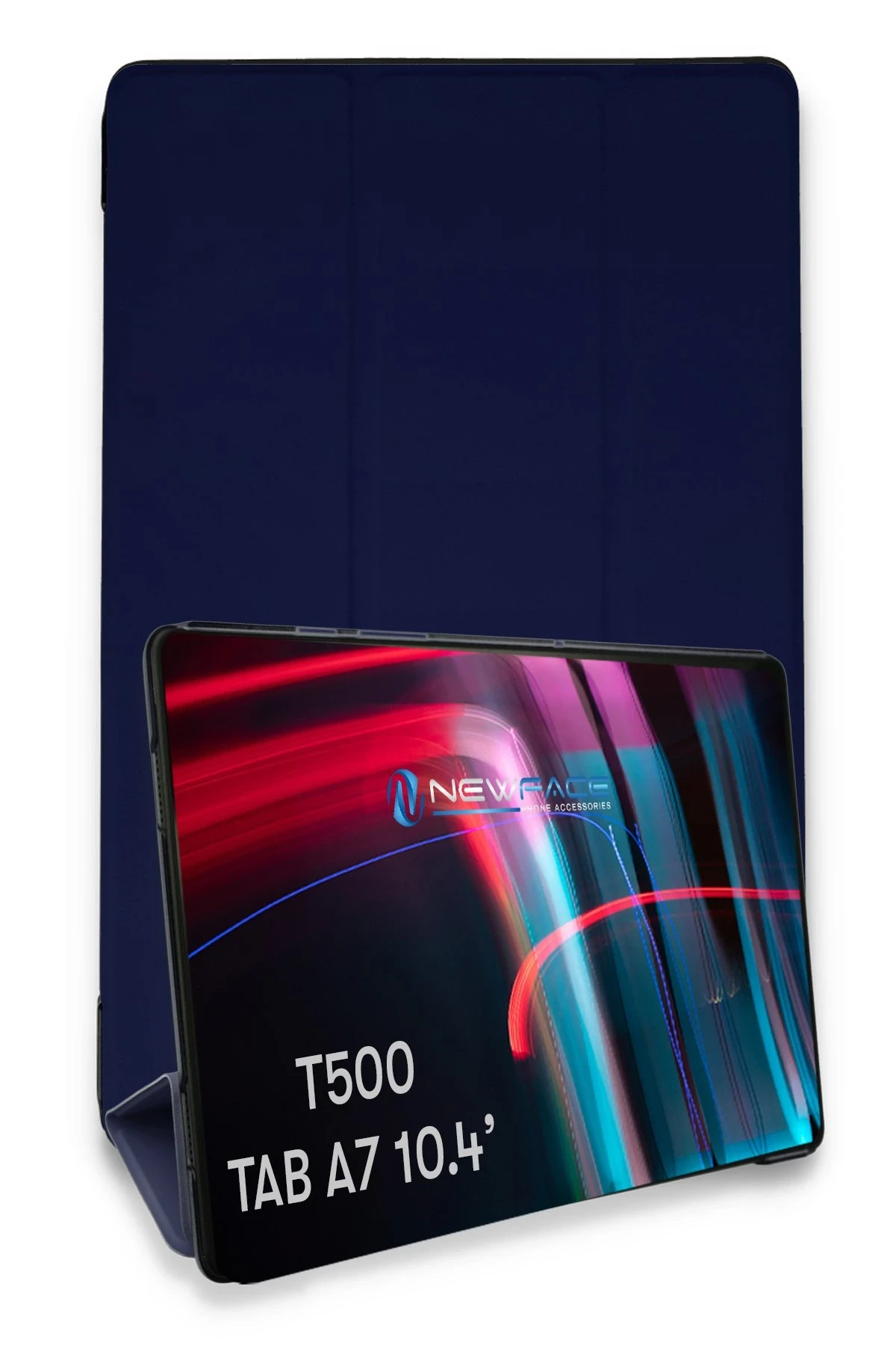Newface Samsung Galaxy T500 Tab A7 10.4 Kılıf Tablet Smart Kılıf - Lacivert