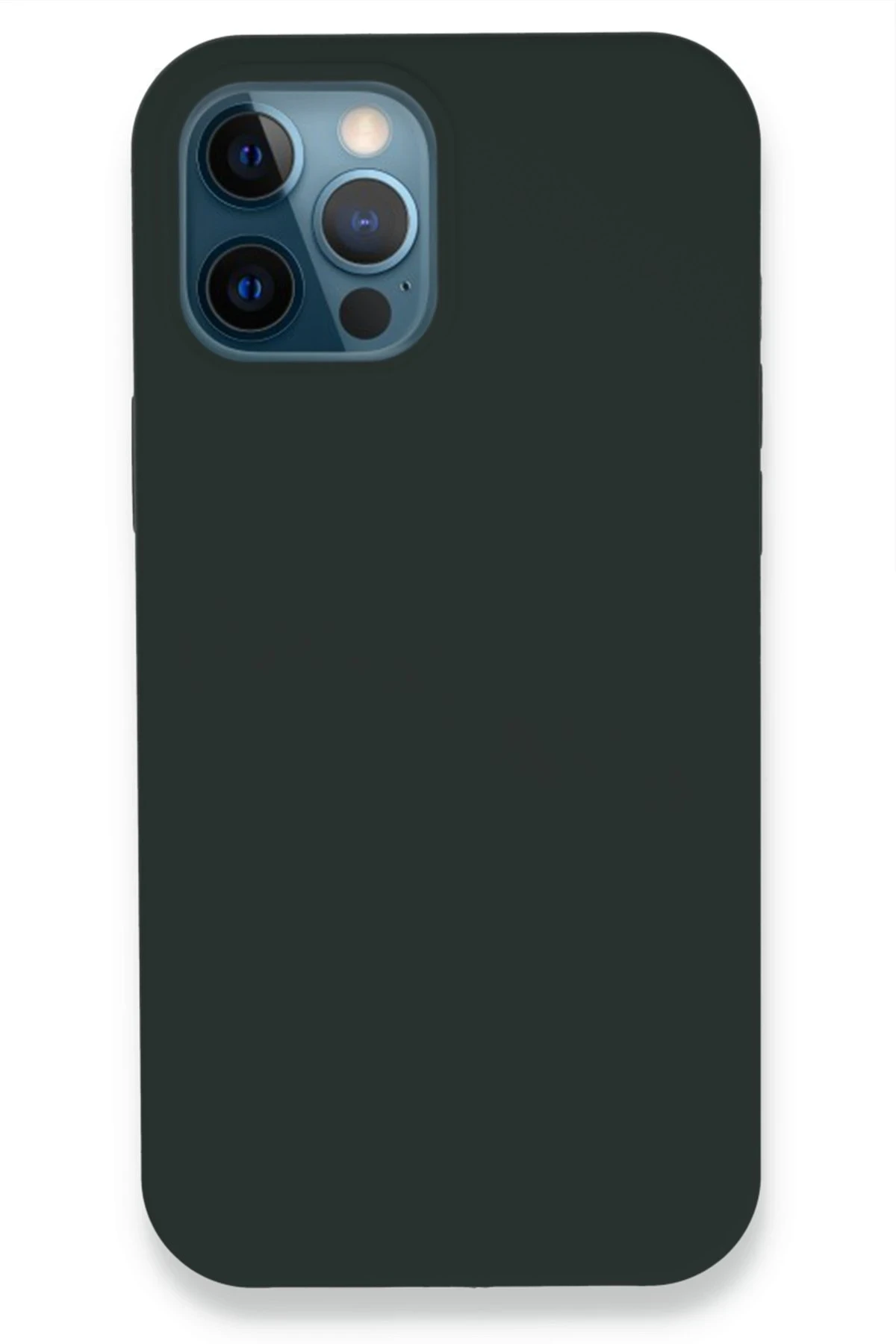 Newface iPhone 12 Pro Kılıf Lansman Legant Silikon - Koyu Yeşil