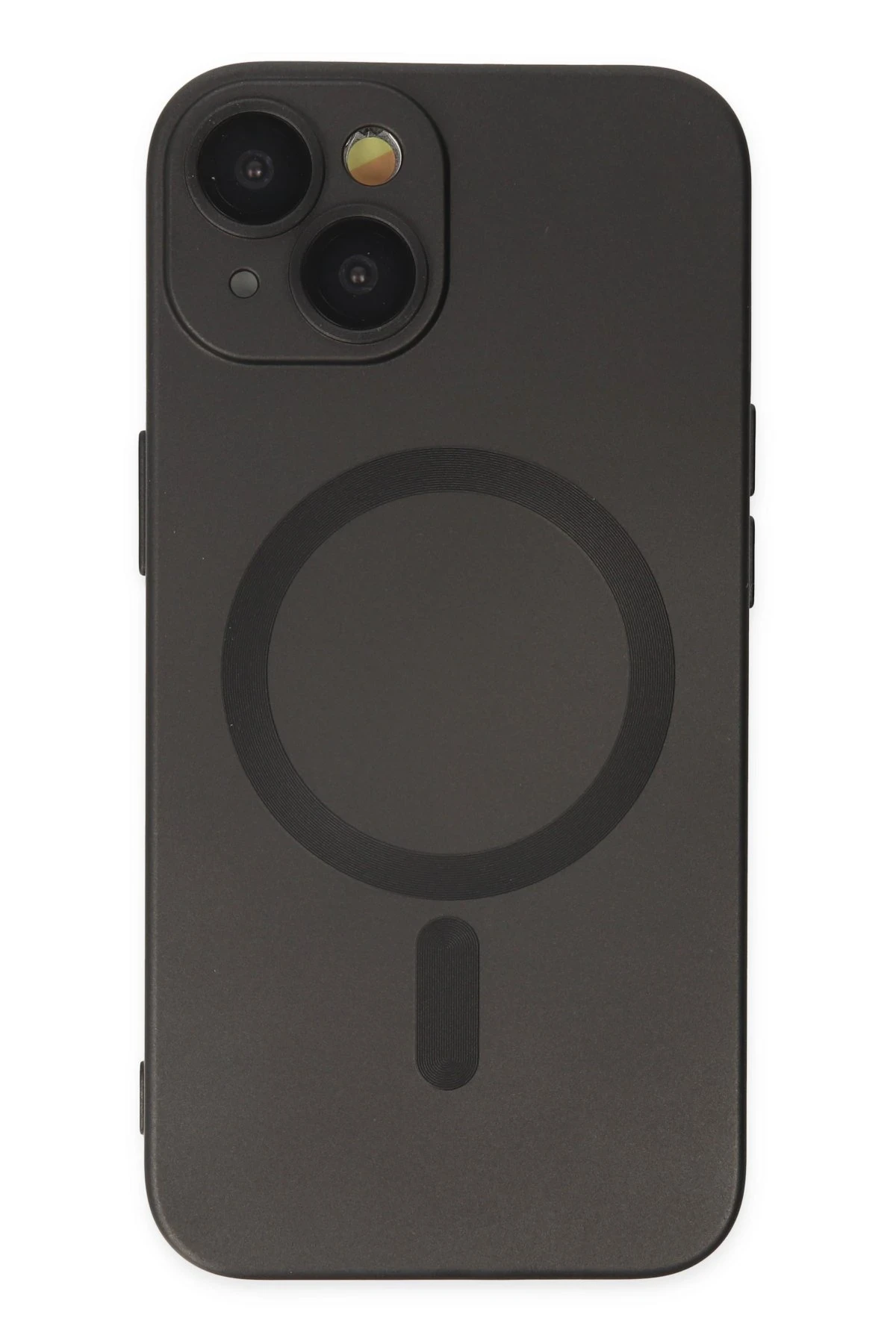 Newface iPhone 14 Plus Kılıf Moshi Lens Magneticsafe Silikon - Siyah