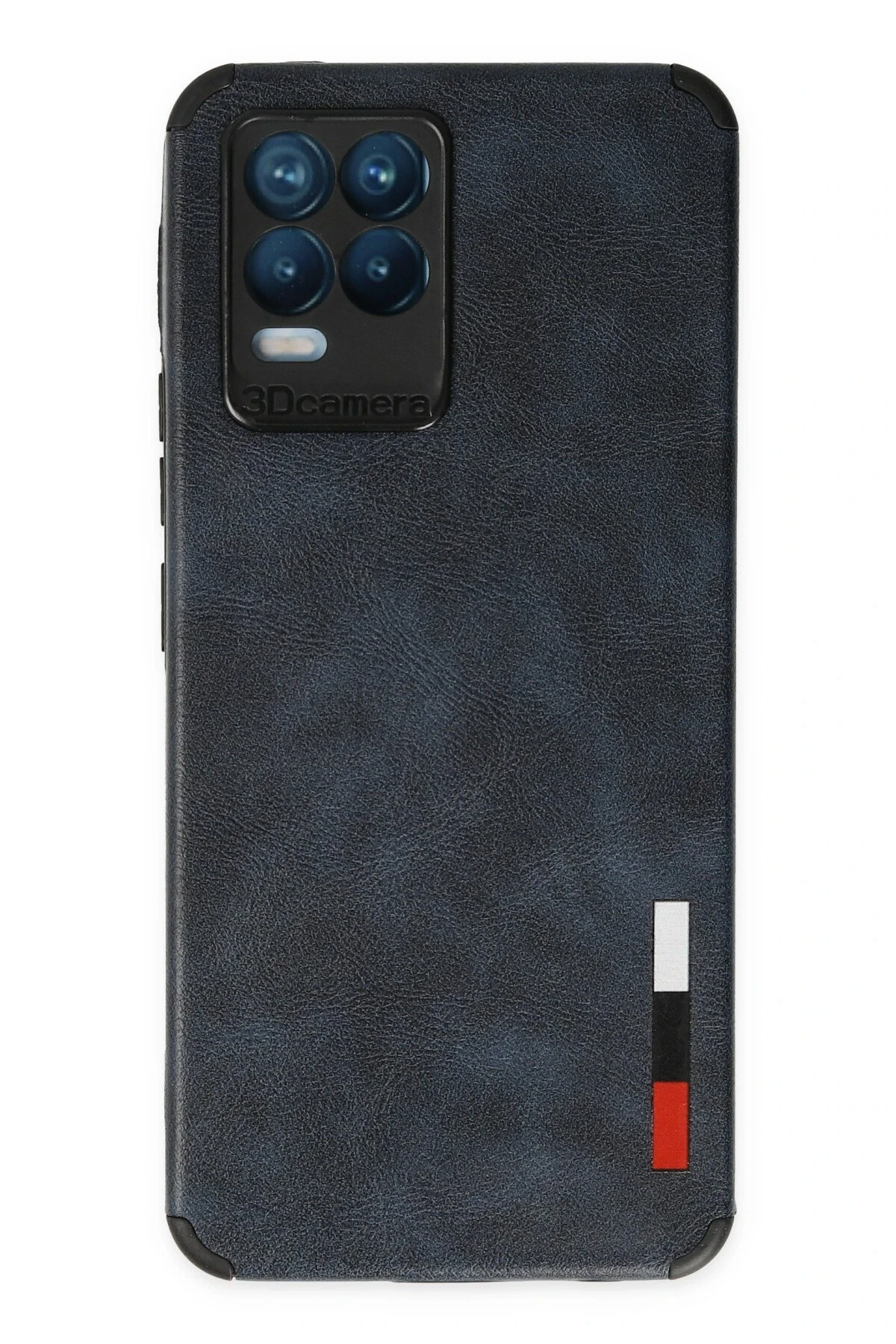 Newface Realme 8 Kılıf Loop Deri Silikon - Lacivert