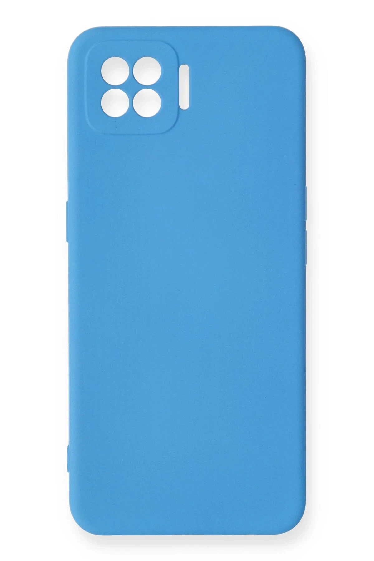 Newface Oppo A73 Kılıf Nano içi Kadife Silikon - Mavi