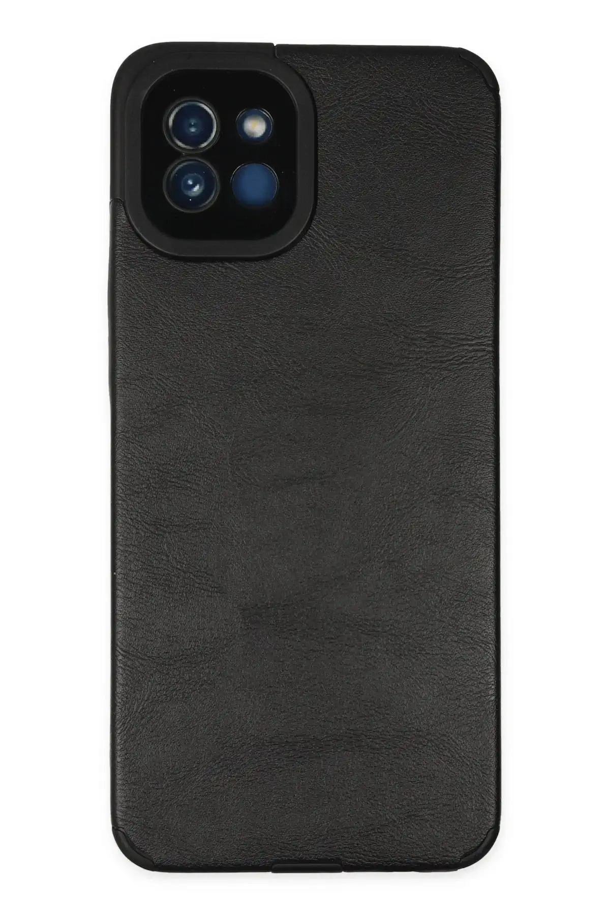 Newface Samsung Galaxy A03 Kılıf Loop Deri Silikon - Siyah