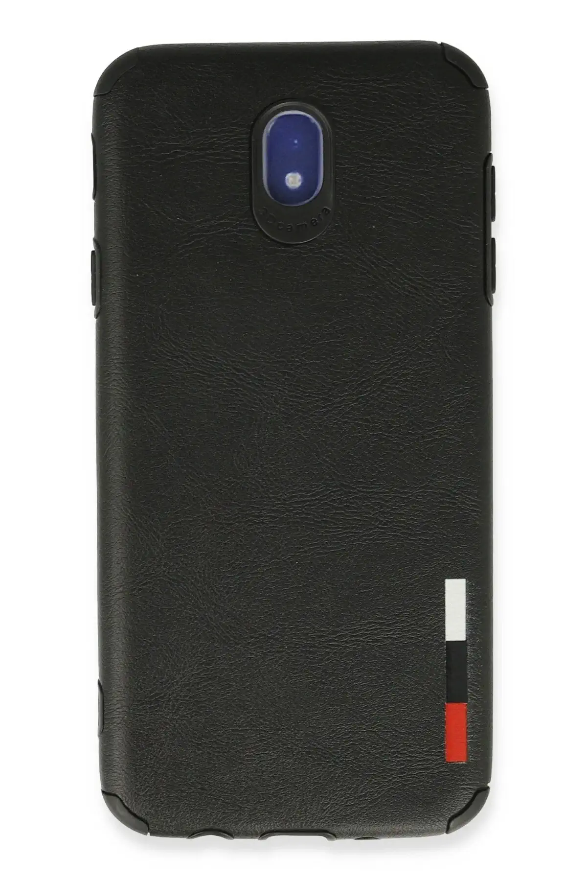 Newface Samsung Galaxy J7 Pro / J730 Kılıf Loop Deri Silikon - Siyah