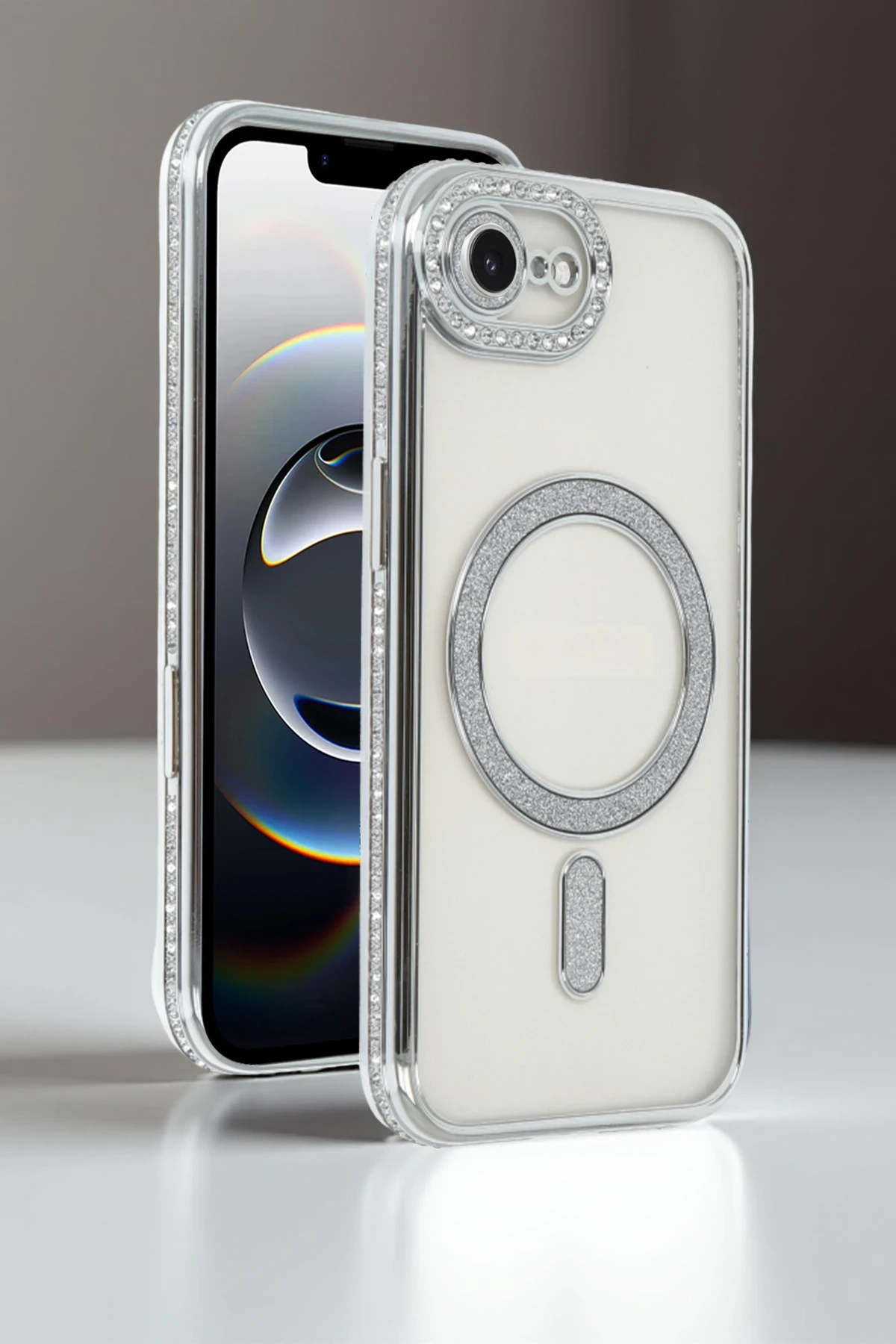 Newface Apple iPhone 16E Joke Simli Magneticsafe Kılıf - Pembe