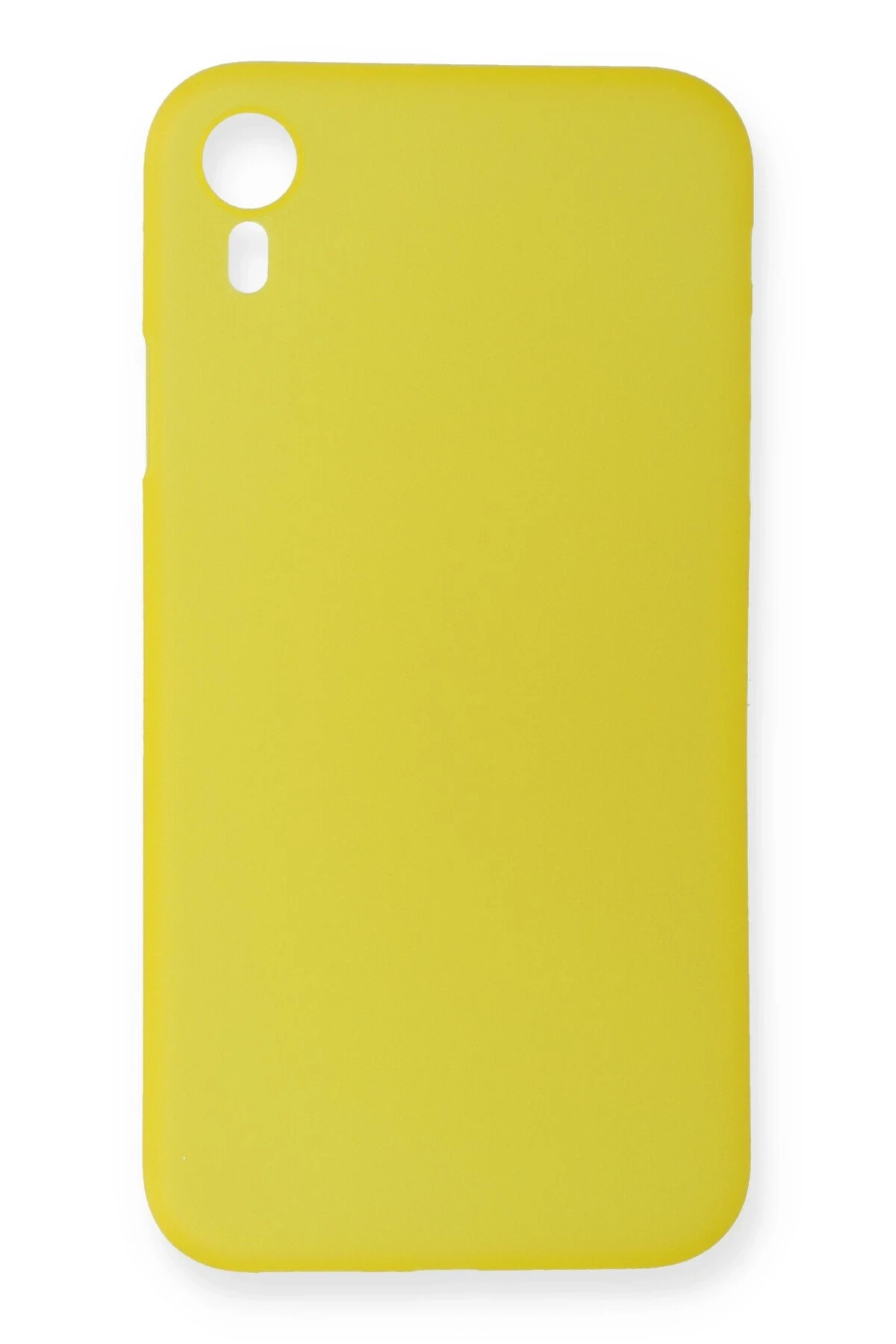 Newface iPhone XR Kılıf PP Ultra İnce Kapak - Sarı