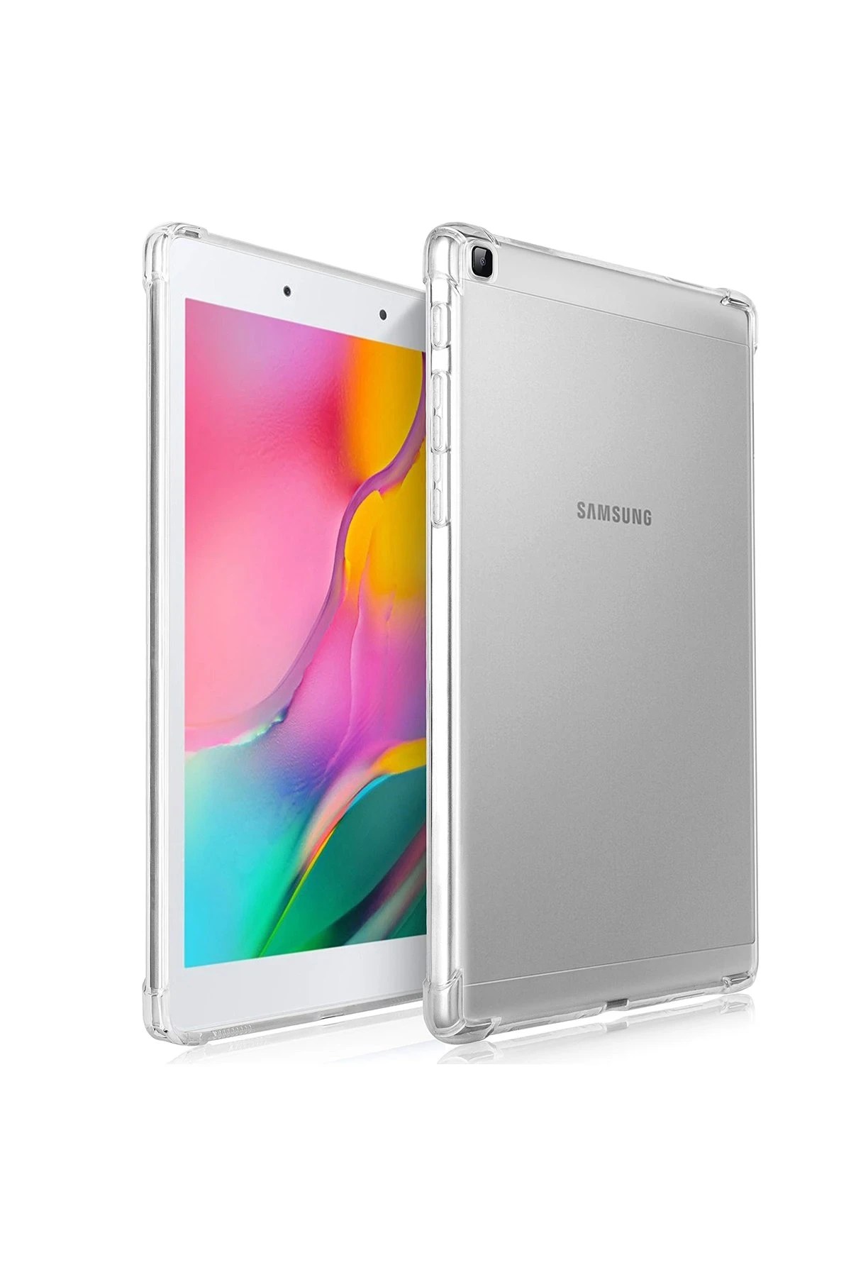 Newface Samsung Galaxy T290 Tab A 8 Kılıf Anti Şeffaf Tablet Silikon - Şeffaf