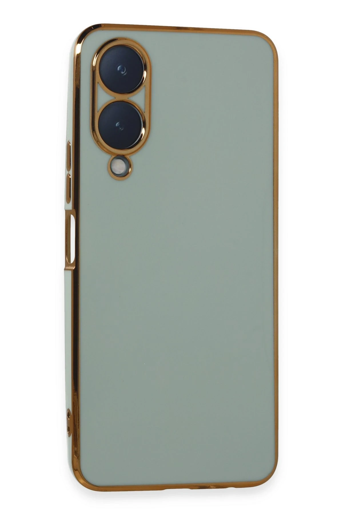 Newface Vivo Y17S Kılıf Volet Silikon - Açık Yeşil
