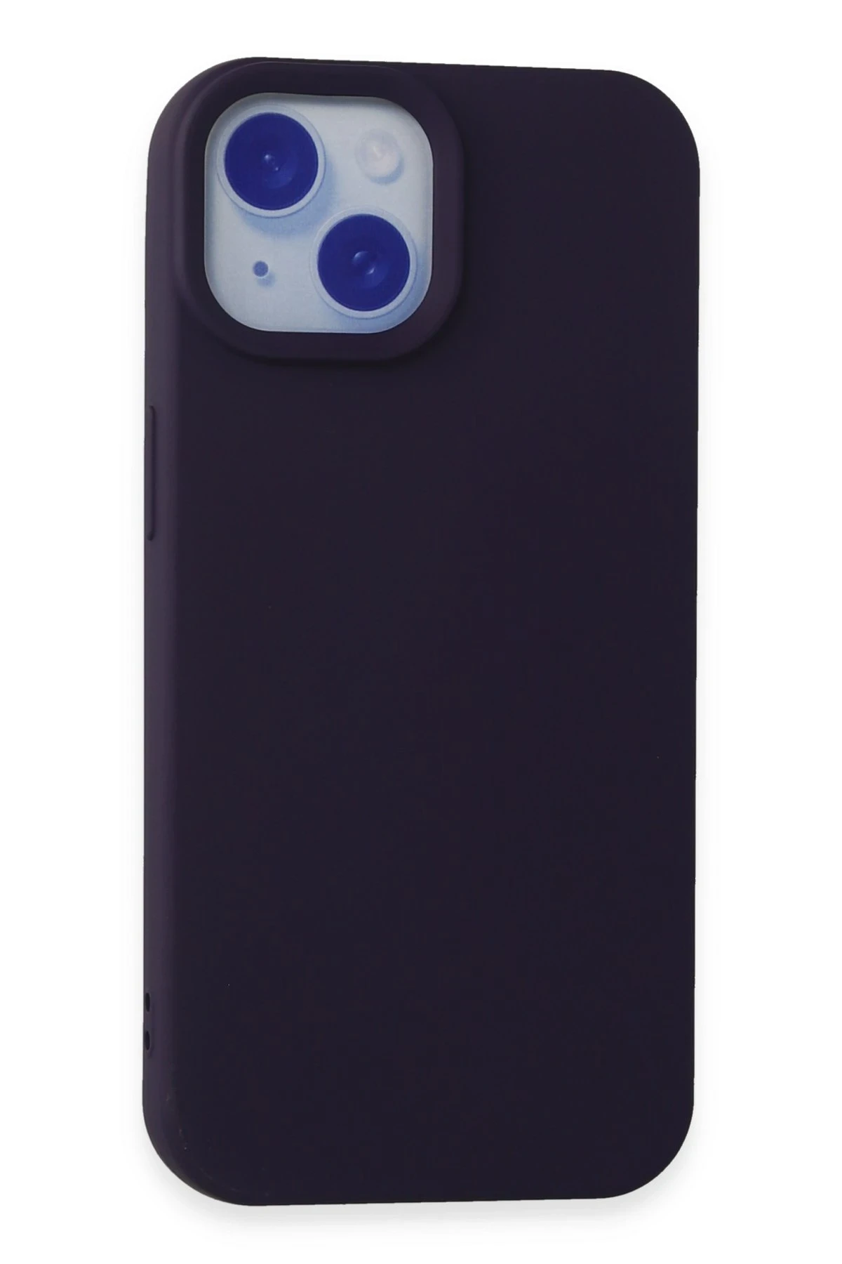 Newface iPhone 15 Kılıf Nano içi Kadife Silikon - Mor