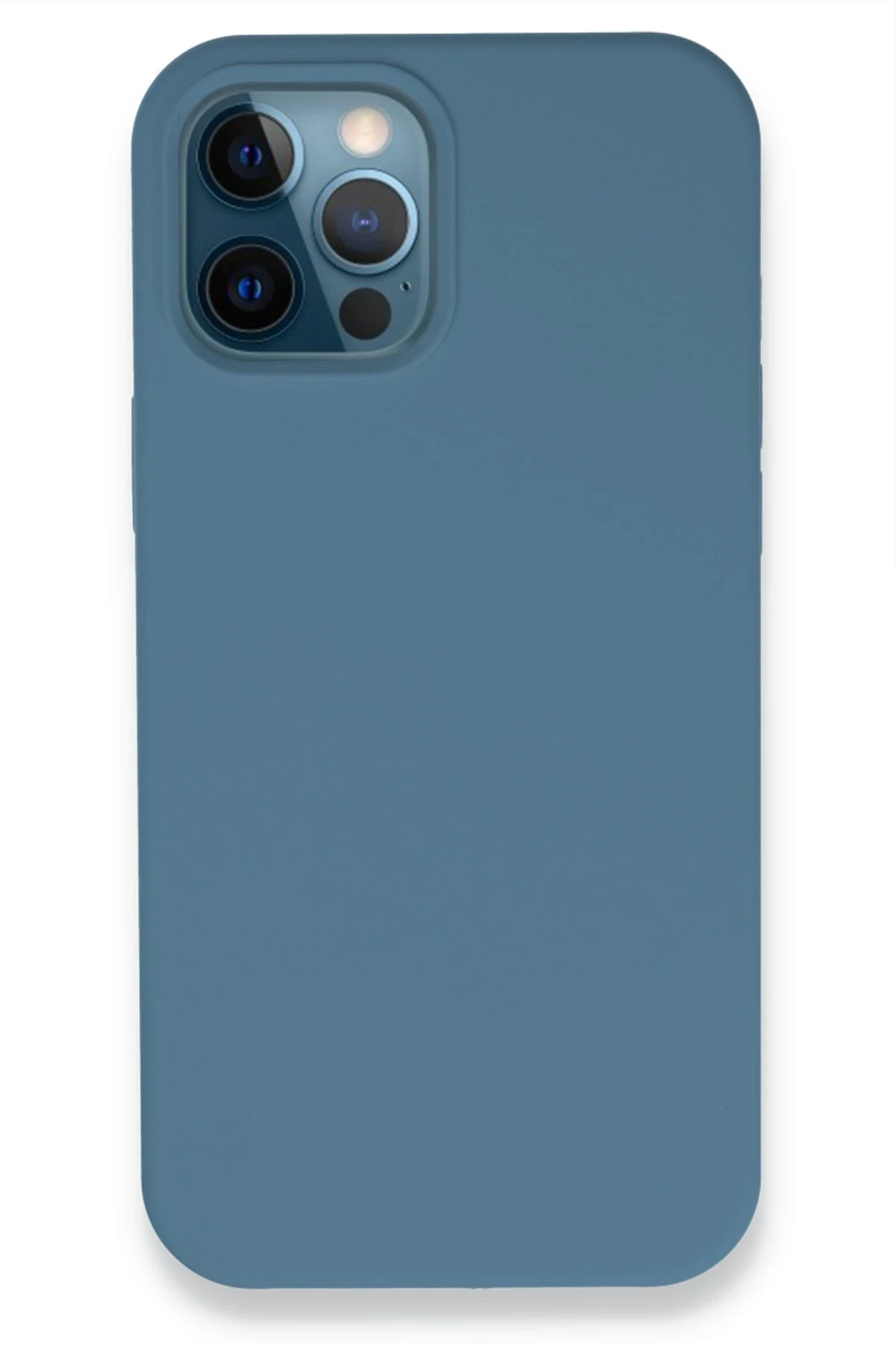 Newface iPhone 12 Pro Kılıf Lansman Legant Silikon - Açık Mavi
