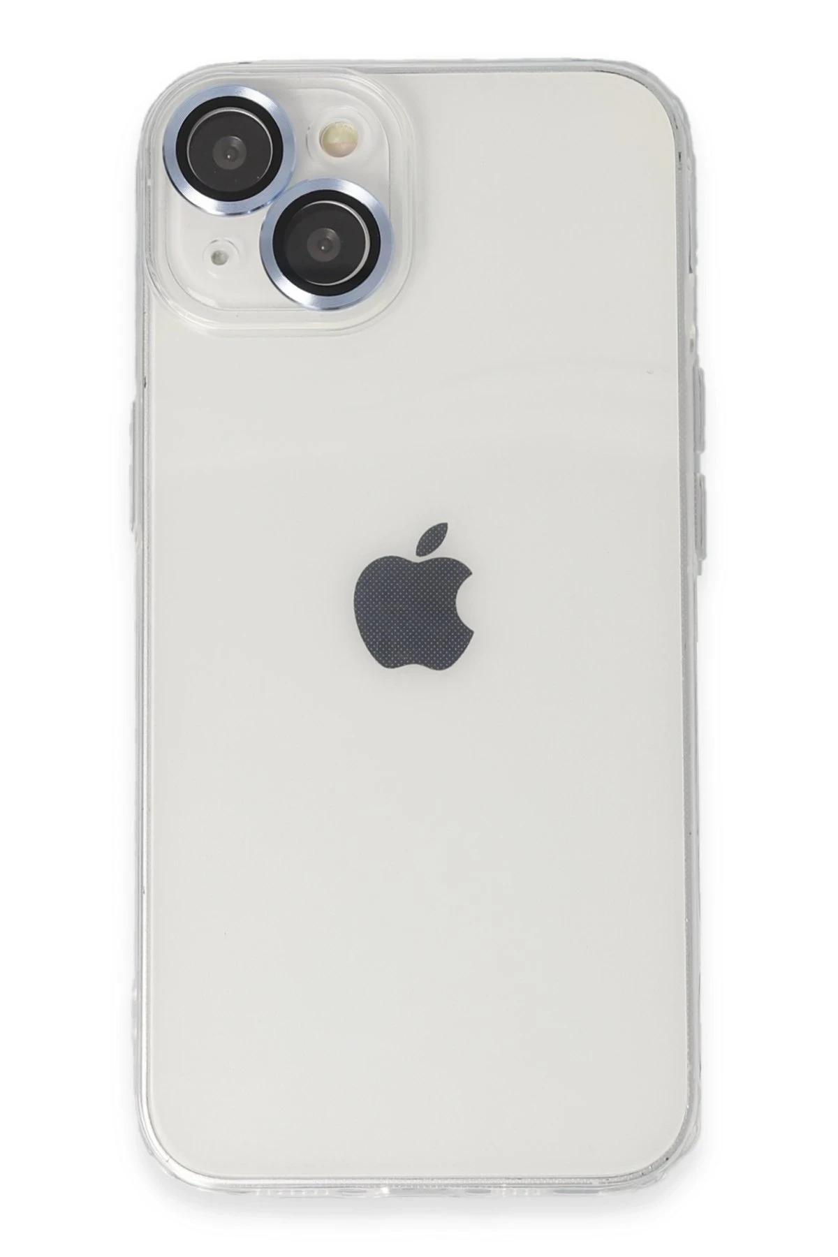 Newface iPhone 14 Kılıf Luko Lens Silikon - Sierra Blue
