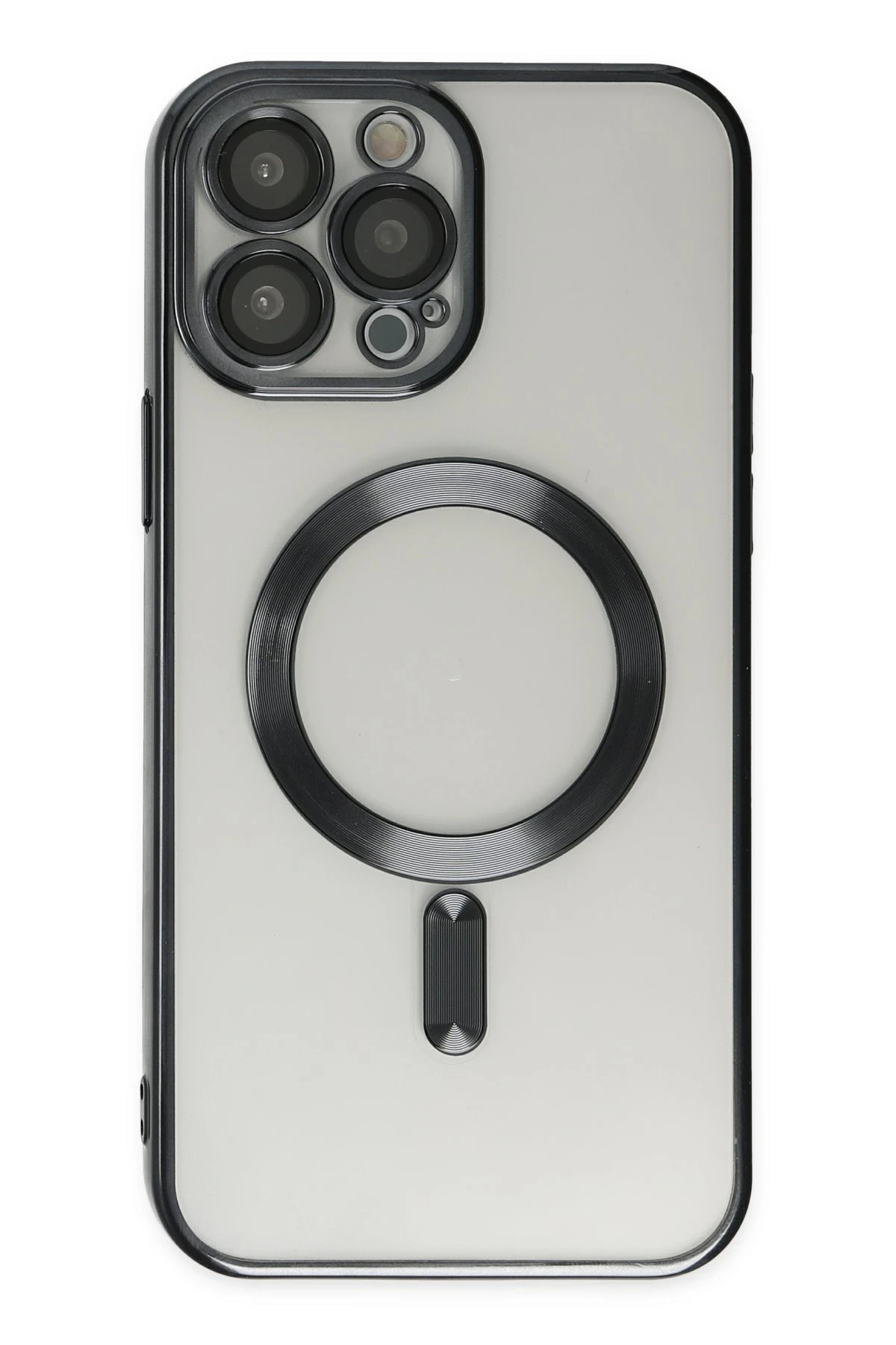 Newface iPhone 13 Pro Kılıf Kross Magneticsafe Kapak - Siyah
