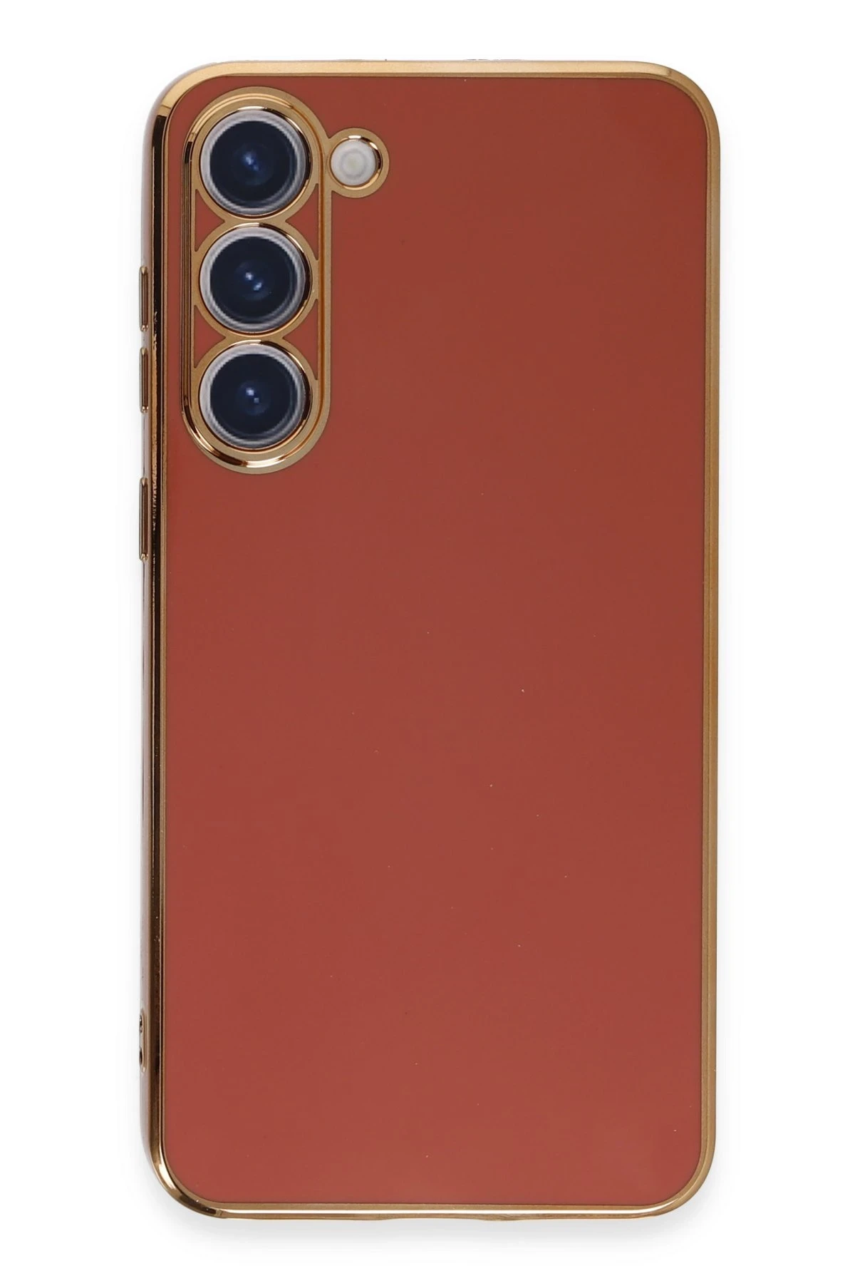 Newface Samsung Galaxy S23 Kılıf Volet Silikon - Kırmızı