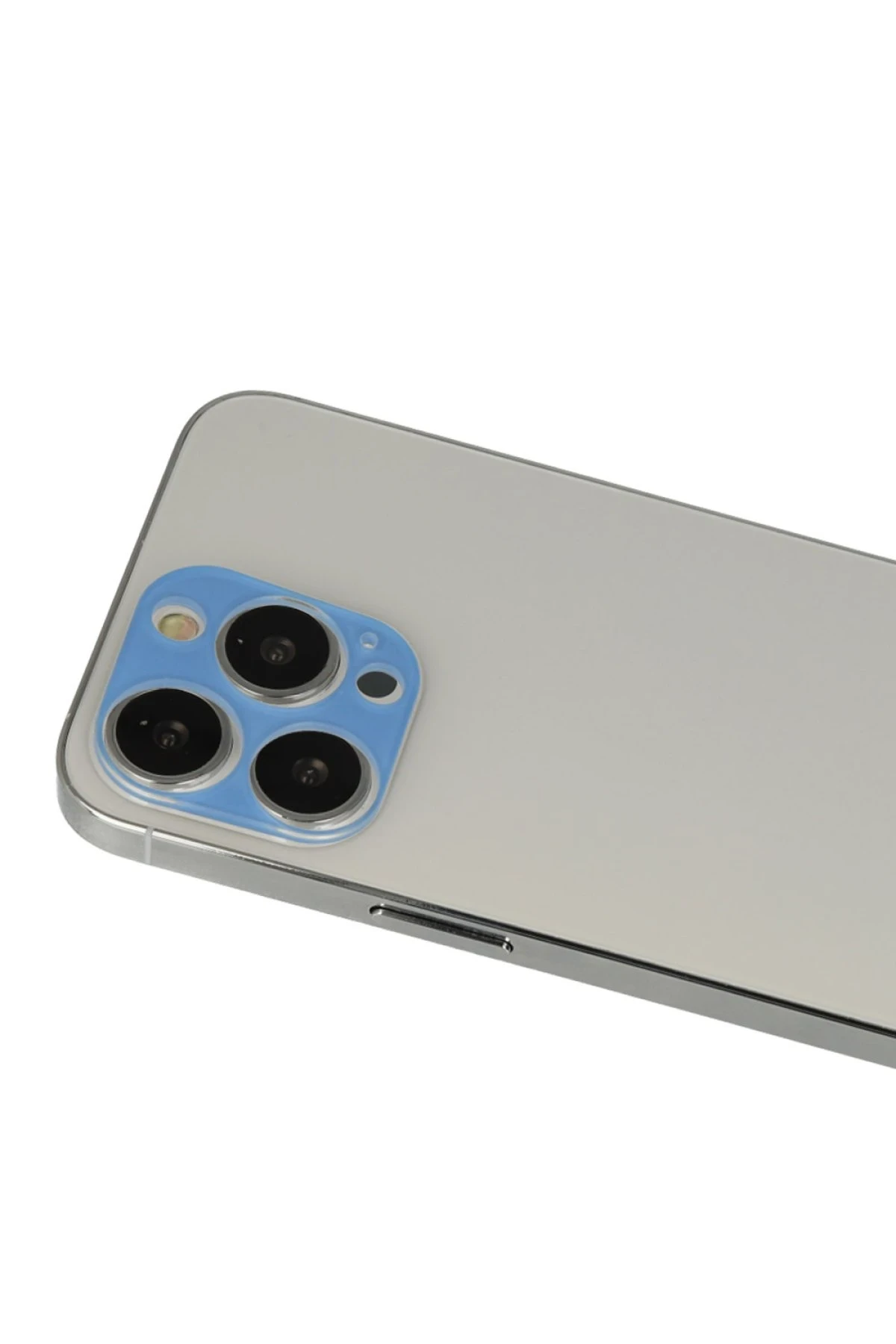 Newface iPhone 12 Pro Rainbow Kamera Lens Koruma Cam - Mavi