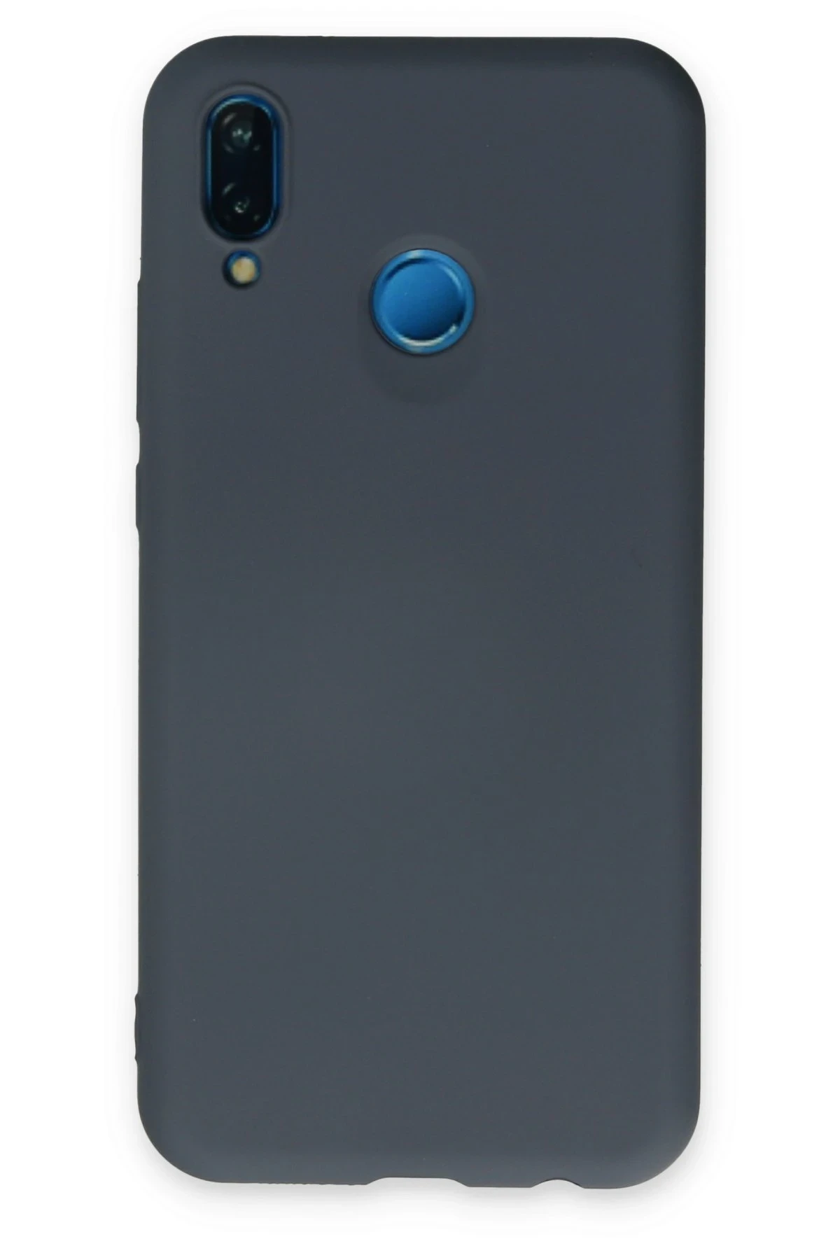 Newface Huawei P20 Lite Kılıf Nano içi Kadife Silikon - Gri