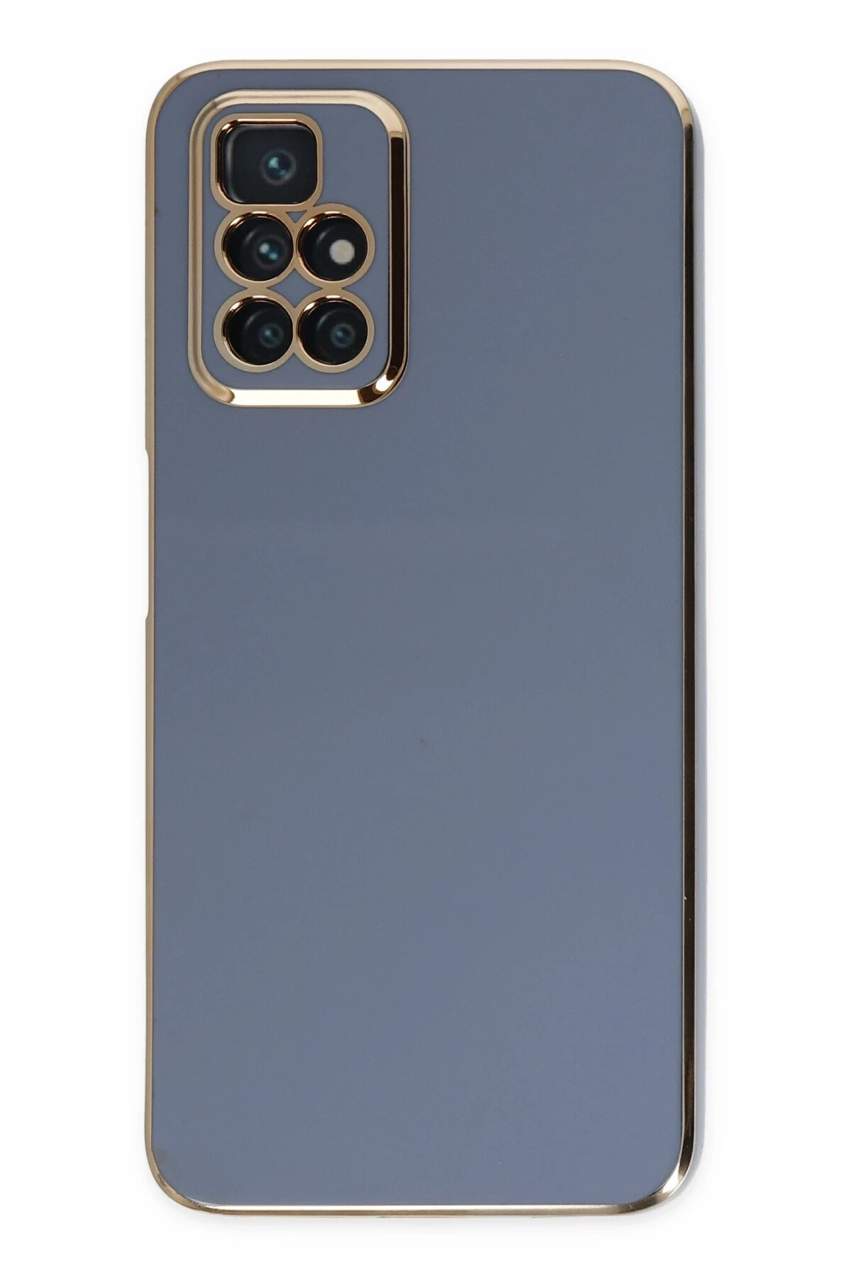 Newface Xiaomi Redmi 10 2022 Kılıf Volet Silikon - Mavi