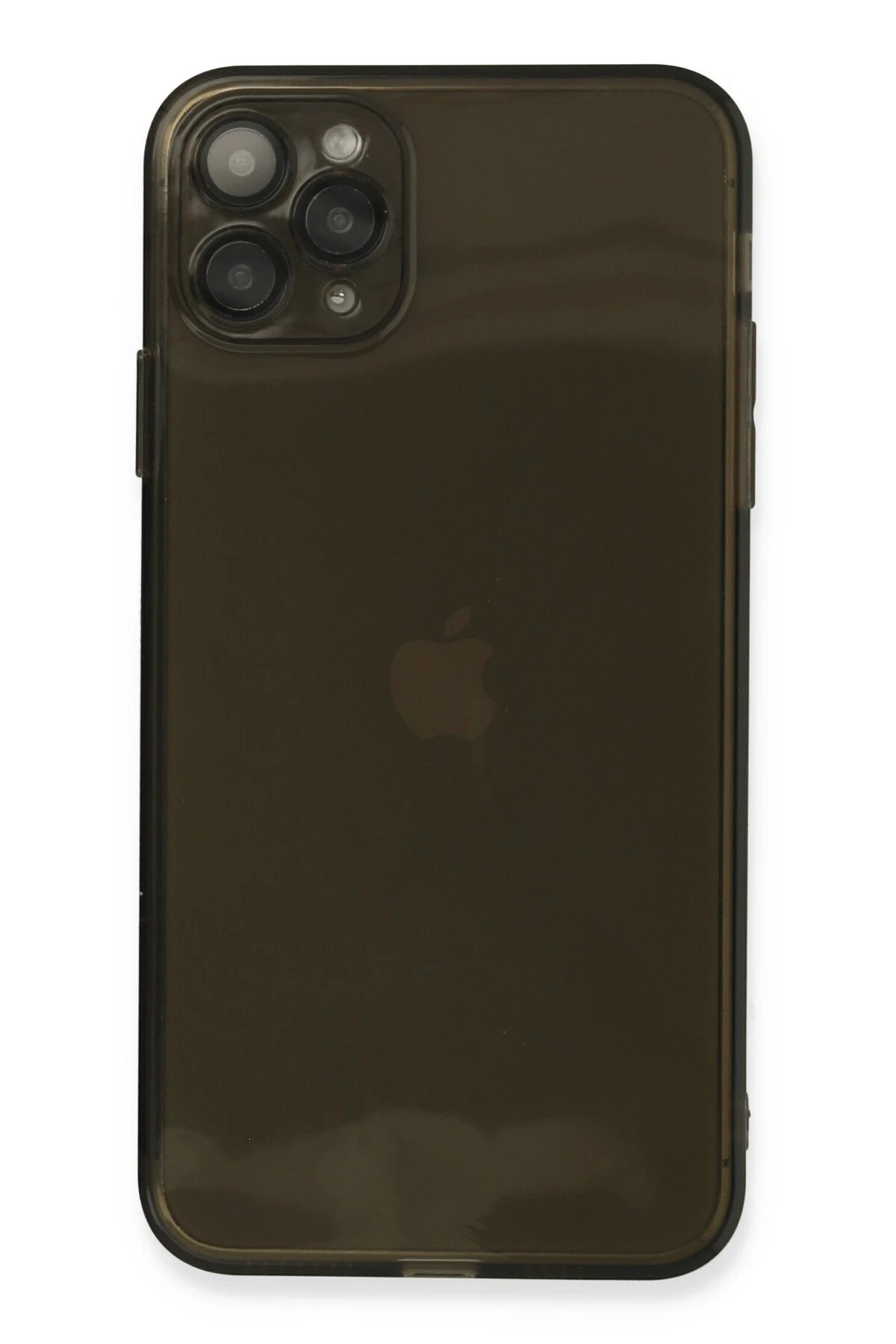 Newface iPhone 11 Pro Max Kılıf Fly Lens Silikon - Siyah
